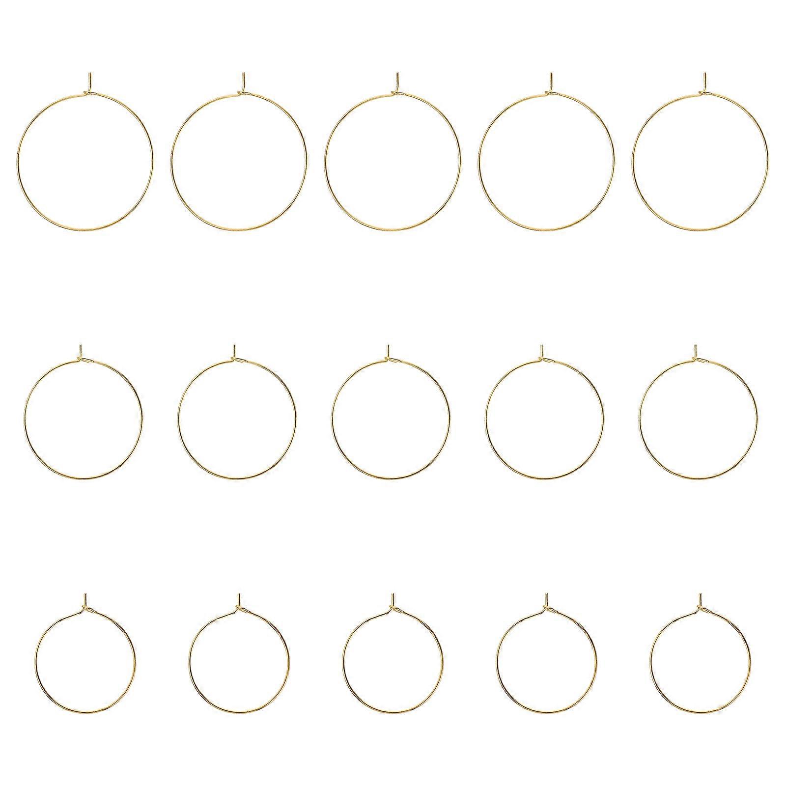 180個のイヤリングフープジュエリーメイキングキットワイングラスチャームリングDIYイヤリング