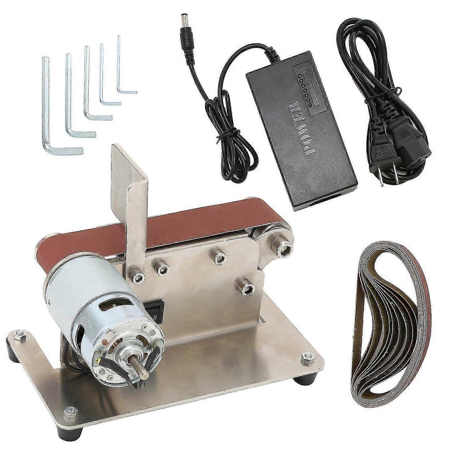 Belt Sander Mini Electric Adjustable Grinder Polishing Machine AC 110240V for DIYUS Plug 795 (150W)