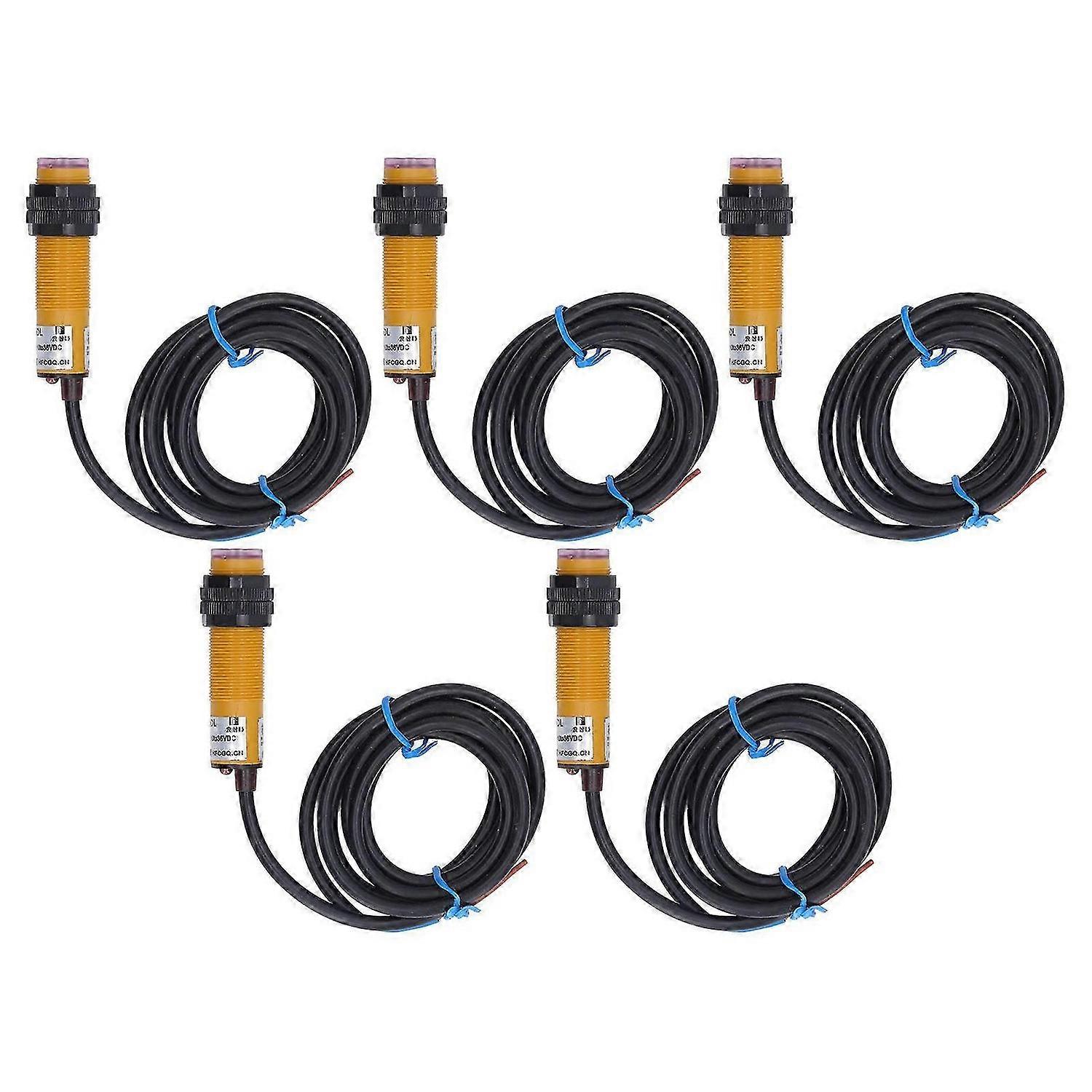 5Pcs Infrared Photoelectric Switch Sensing Range 5 to 30cm Adjustable Obstacle Avoidance Sensor Module 1036V DC