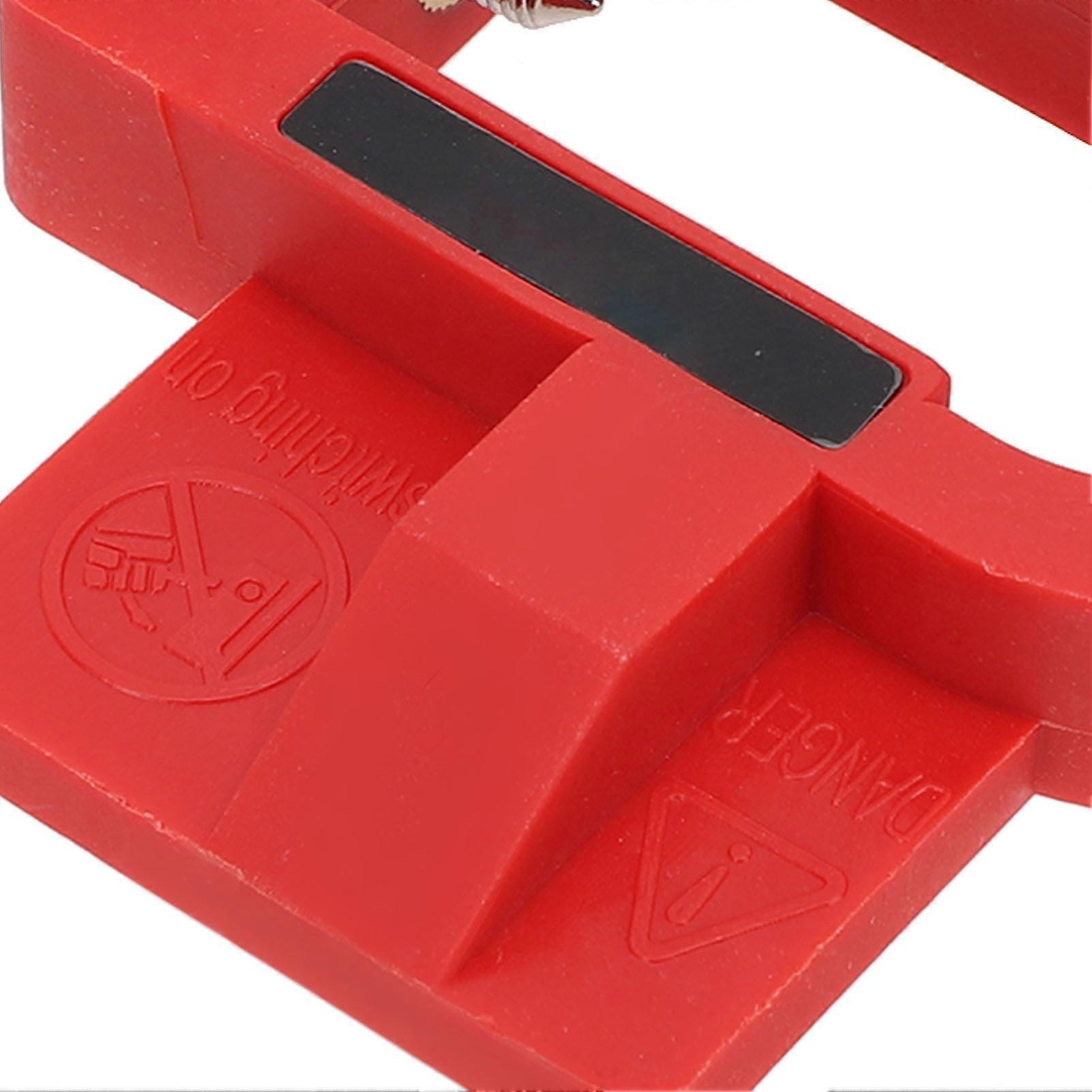 Circuit Breaker Lockout Device Nylon PA Steel Prevent Misoperation Large LOTO Breaker Lock for Electrical Equipment
