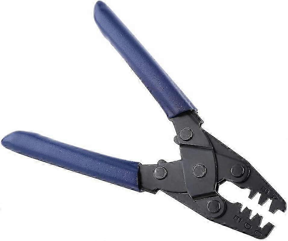 Open-Type Wire Crimping Tool for Car Terminal Harnesses (Black & Purple)