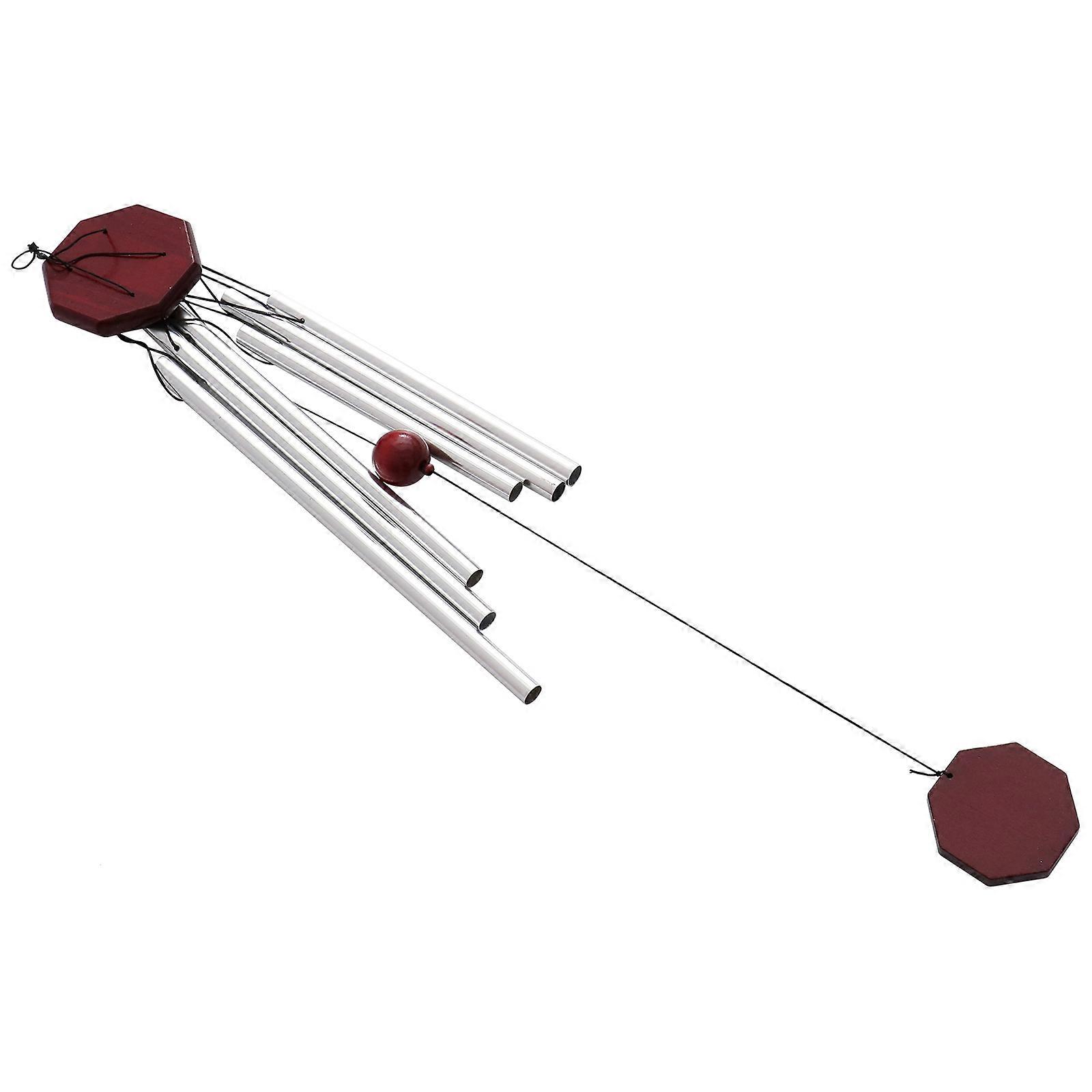 Creative Iron Wind Chime for Decor Silver Color Adds Aesthetic Feeling to Patio Yard