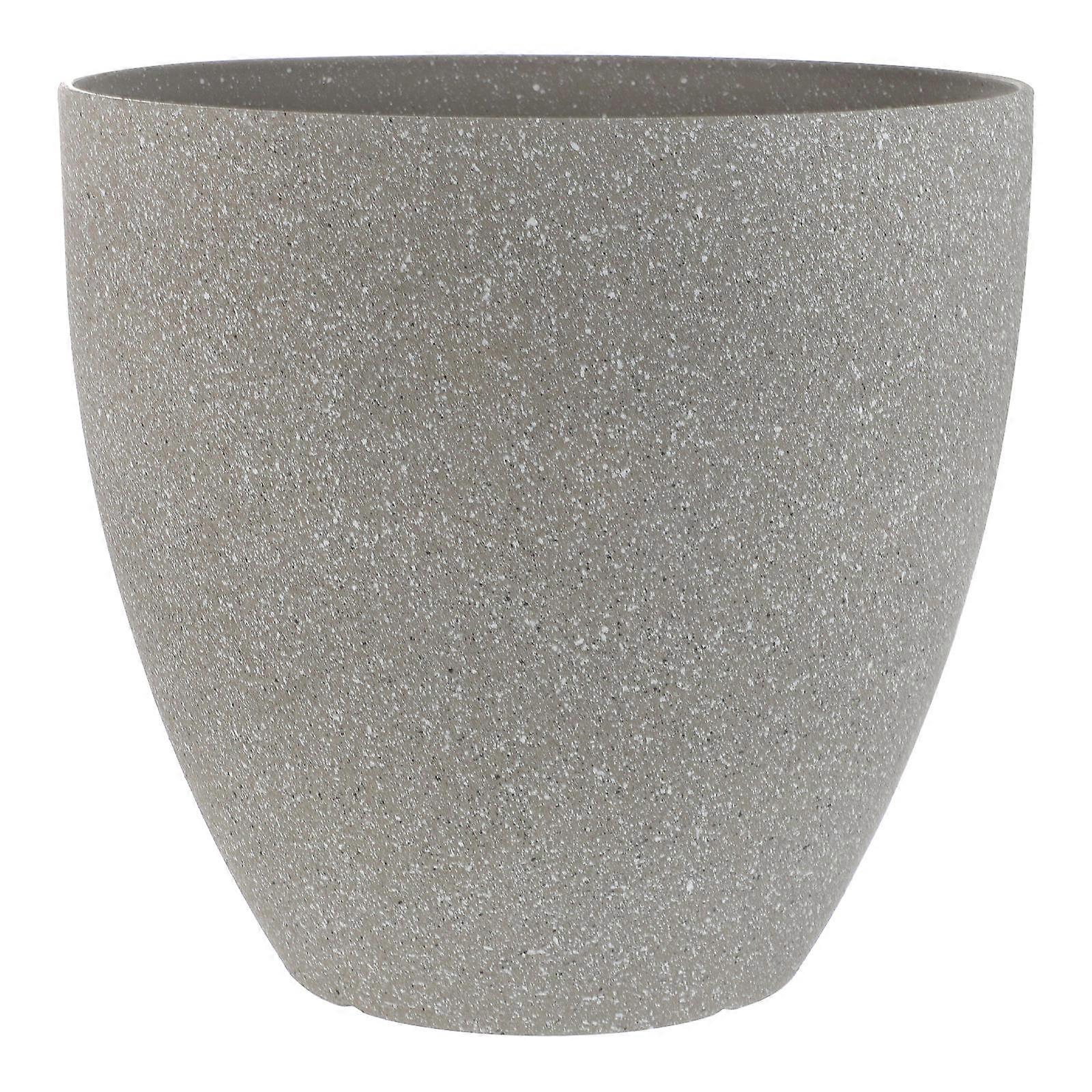 Succulent Planter Pot Resin Flower Container Indoor Use Outdoor Use Garden Office Desk Simple Delicate Style 1Pack