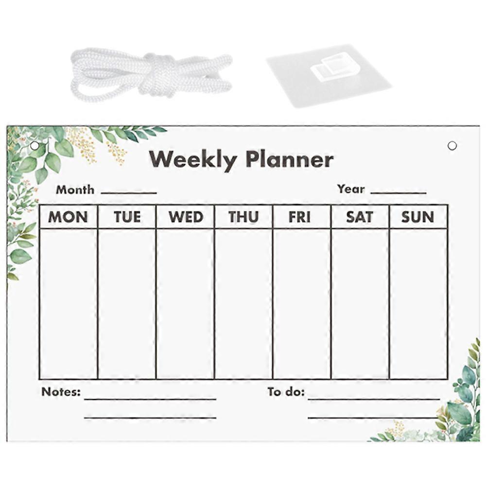 Erasable Writing Board Memo Board Home Office Rectangular Modern Scheduling 1Set