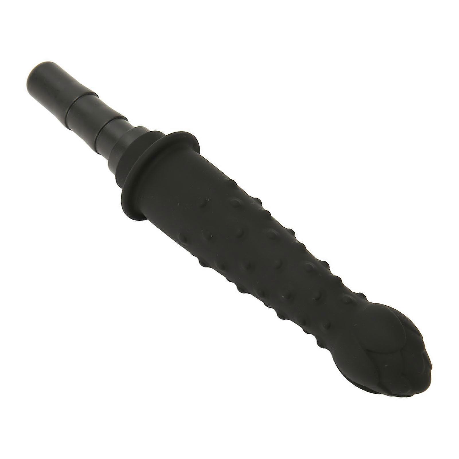 Deep Tissue Massager Attachments Replaceable Waterproof Silicone Muscle Massager Head Black 0.5in