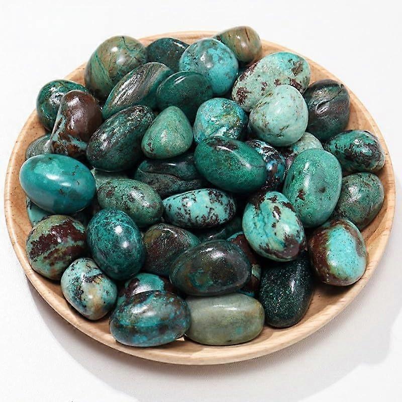 Natural Crystal Stone 500g, 1.5-2cm Deep Green Polishing and Aromatherapy Point, Aquarium Decoration, Expansion Stone