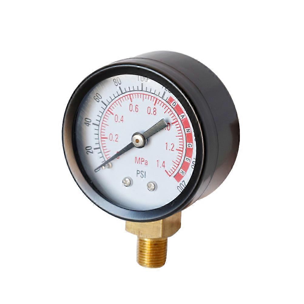 Air Pressure Gauge Durable for Compressor Use 0-200 Psi High Precision