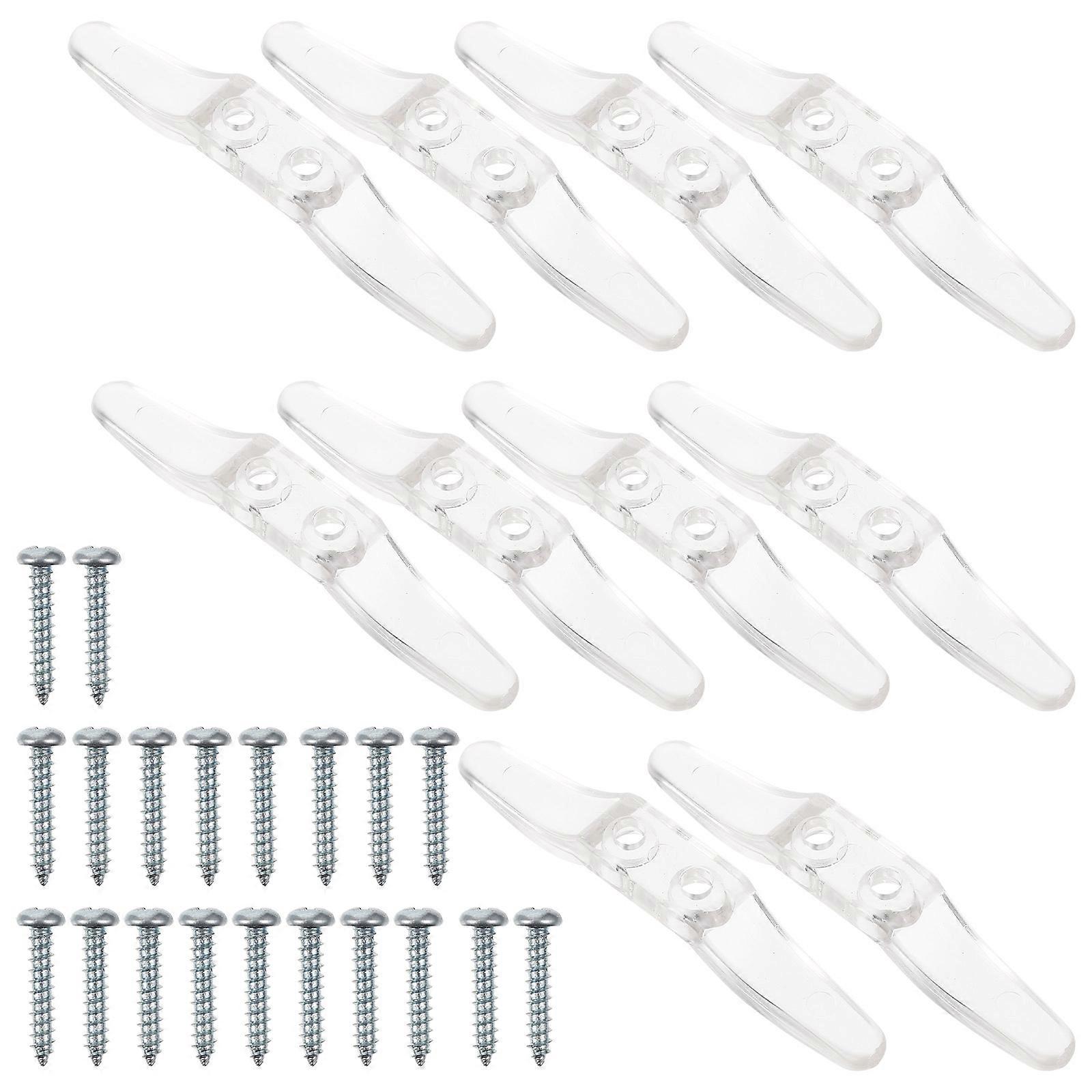 10pcs Blind Cord Transparent Rope Cleat for Window Cord