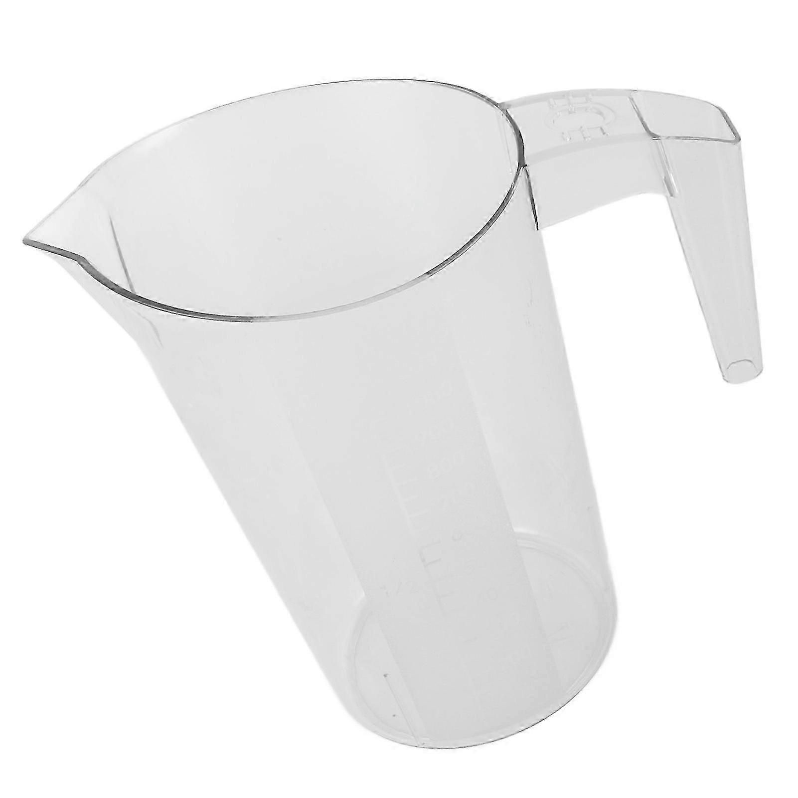 Clear Measuring Cup with Scale - Thickened Stackable Liquid Measuring Jug for Home Kitchen, 1000ml Capacity