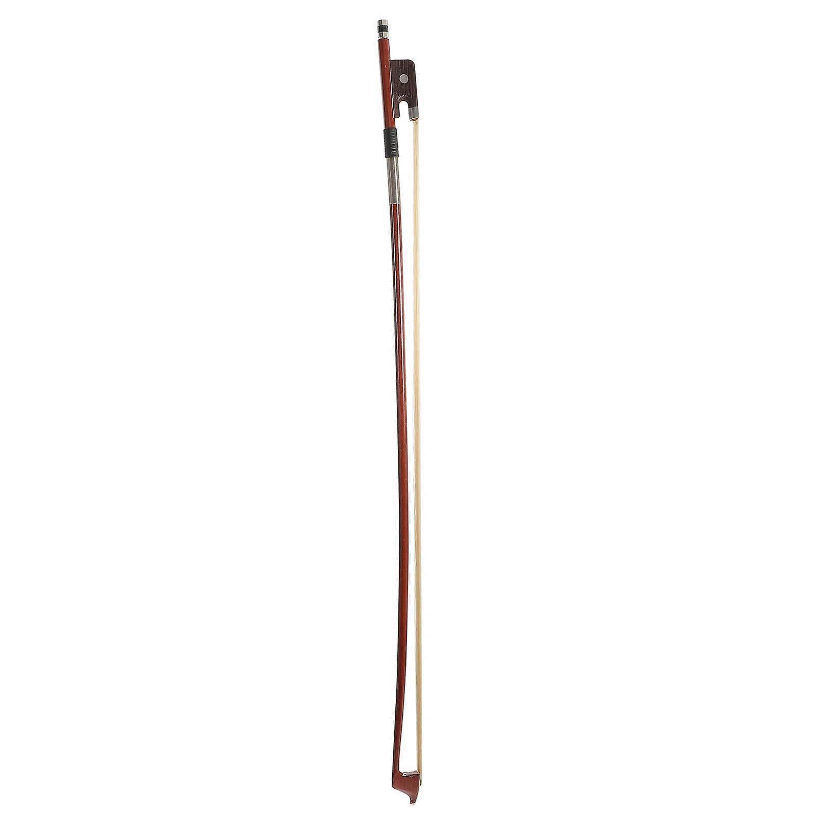 Student Cello Bow with Horsetail Hair for Practice and Performance Brown Synthetic Material