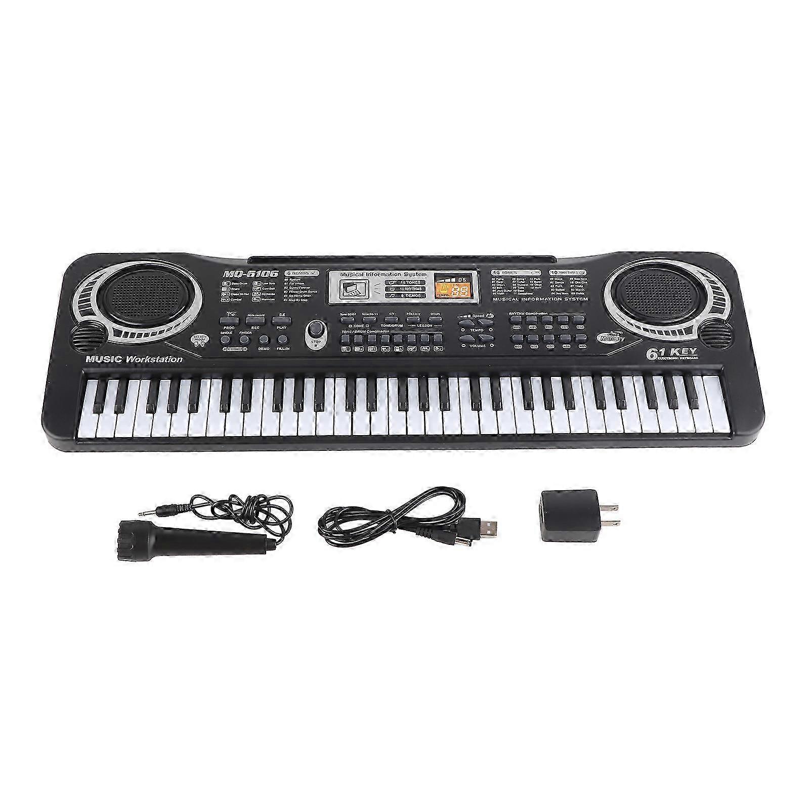 Electric Digital Keyboard Piano Musical Instruments for Kids with Microphone