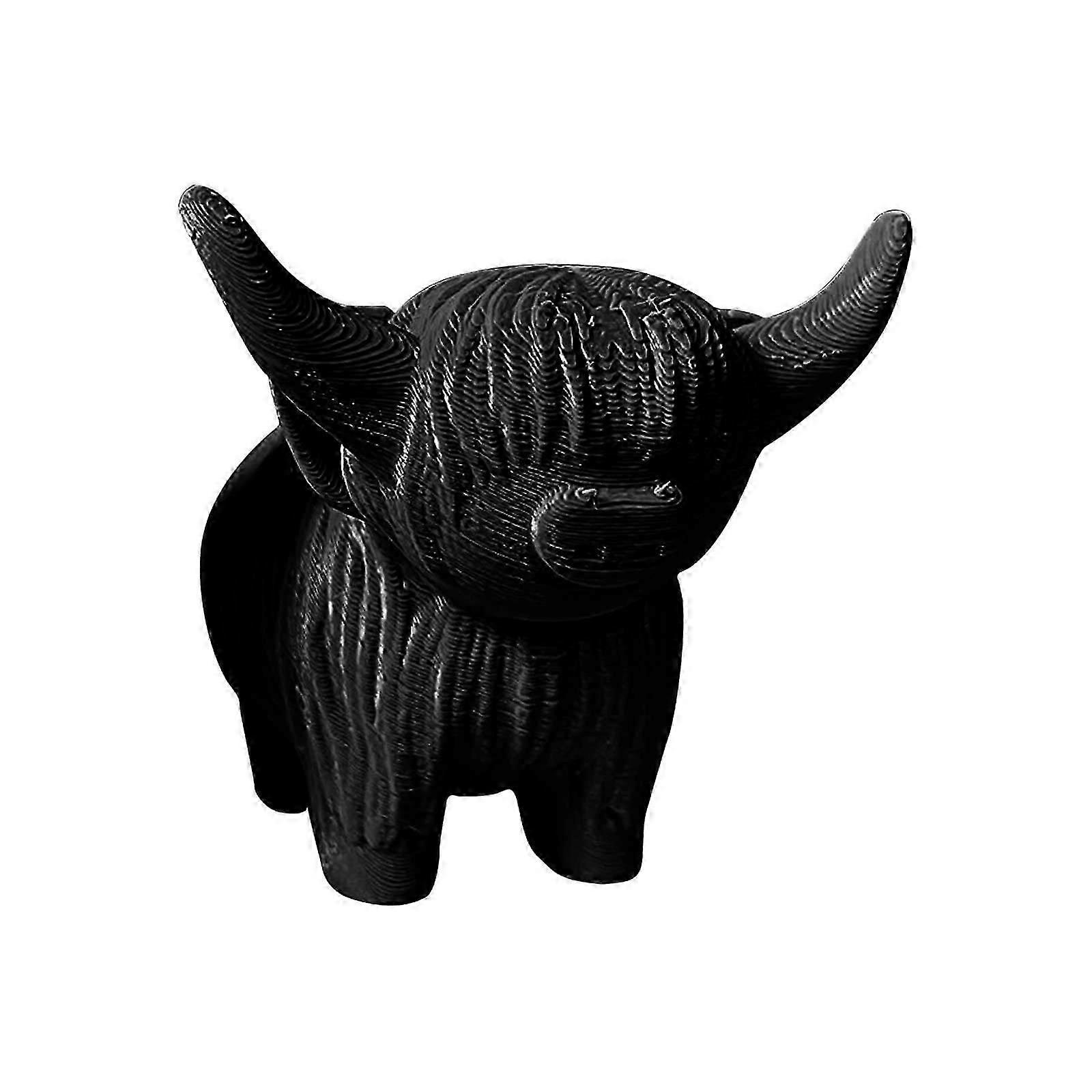 تمثال لعبة بقرة مرتفعات للأطفال ، ديكور المنزل ، حضانة ، حمام ، هدايا