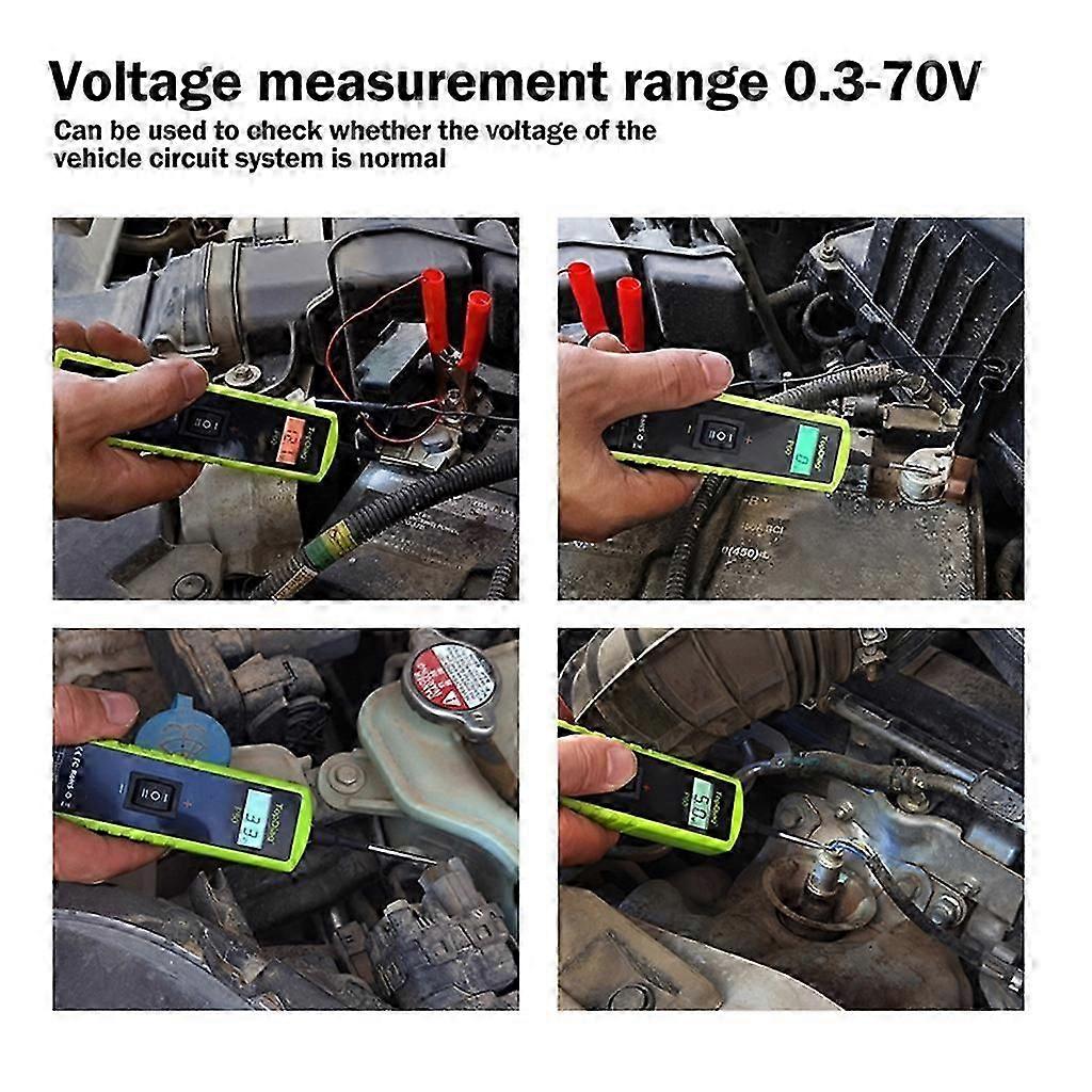 12V/24V Car Voltage Tester Pen | Long Probe Circuit Diagnostic Tool for Vehicle Electrical Testing