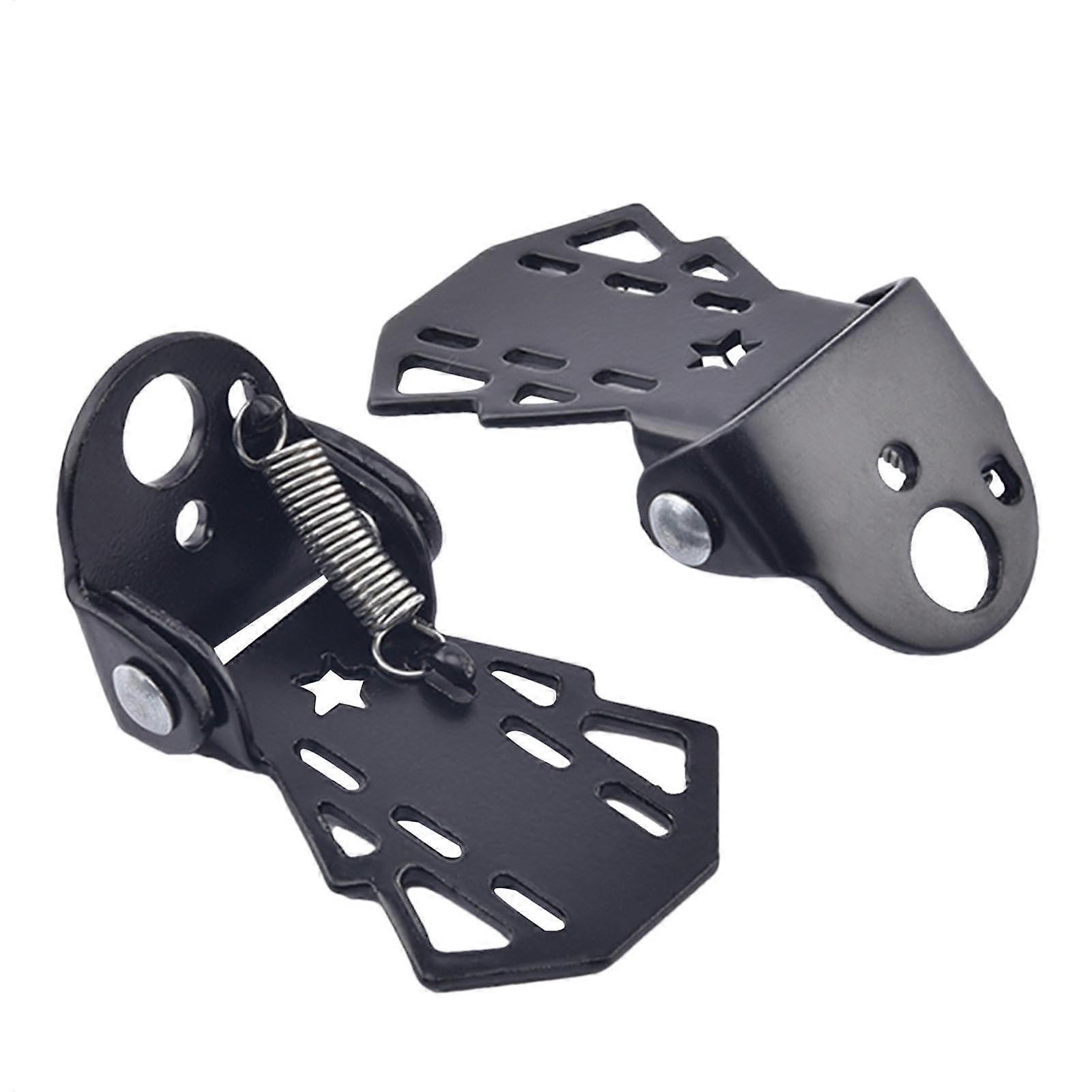 Rear Bicycle Pedals Footrests - Non-Slip, Wear-Resistant Folding Rungs for Mountain and Folding Bikes, Compatible with Various Models