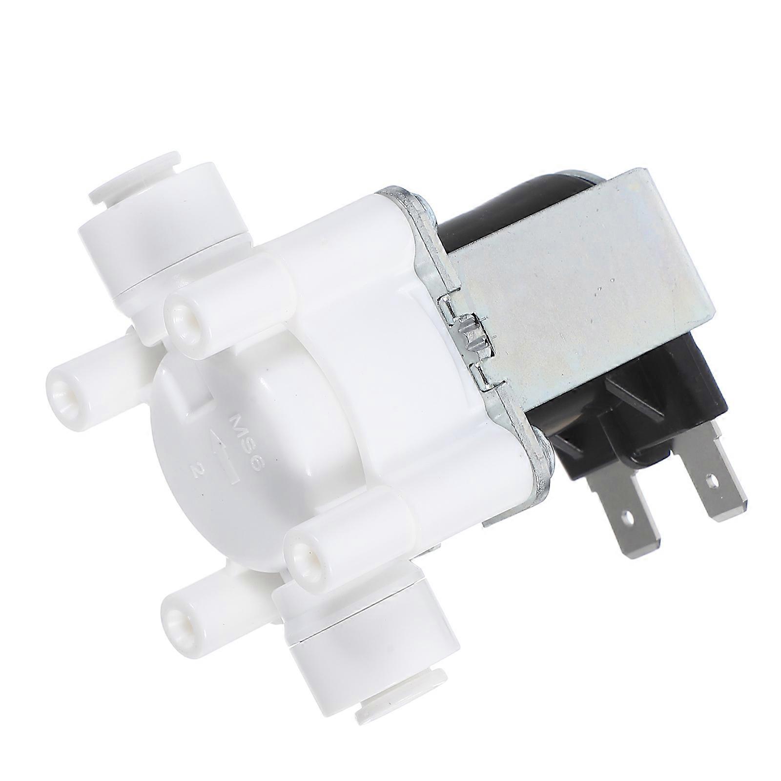 Water Dispenser Solenoid Valve, Quick Connect Water Inlet Valve for Water Jug Dispensers and Purifiers PP Material, Inlet Switch Accessory