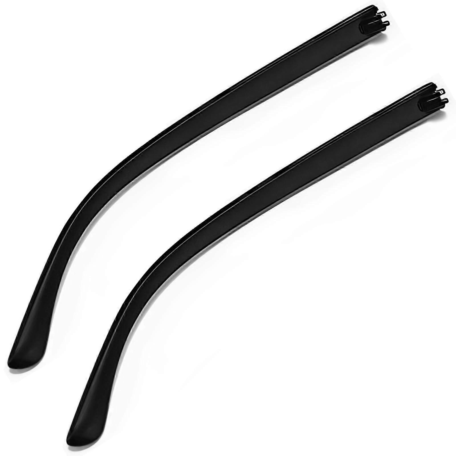 Pair of Black Plastic Eyeglass Temples 143mm Length Tools Included