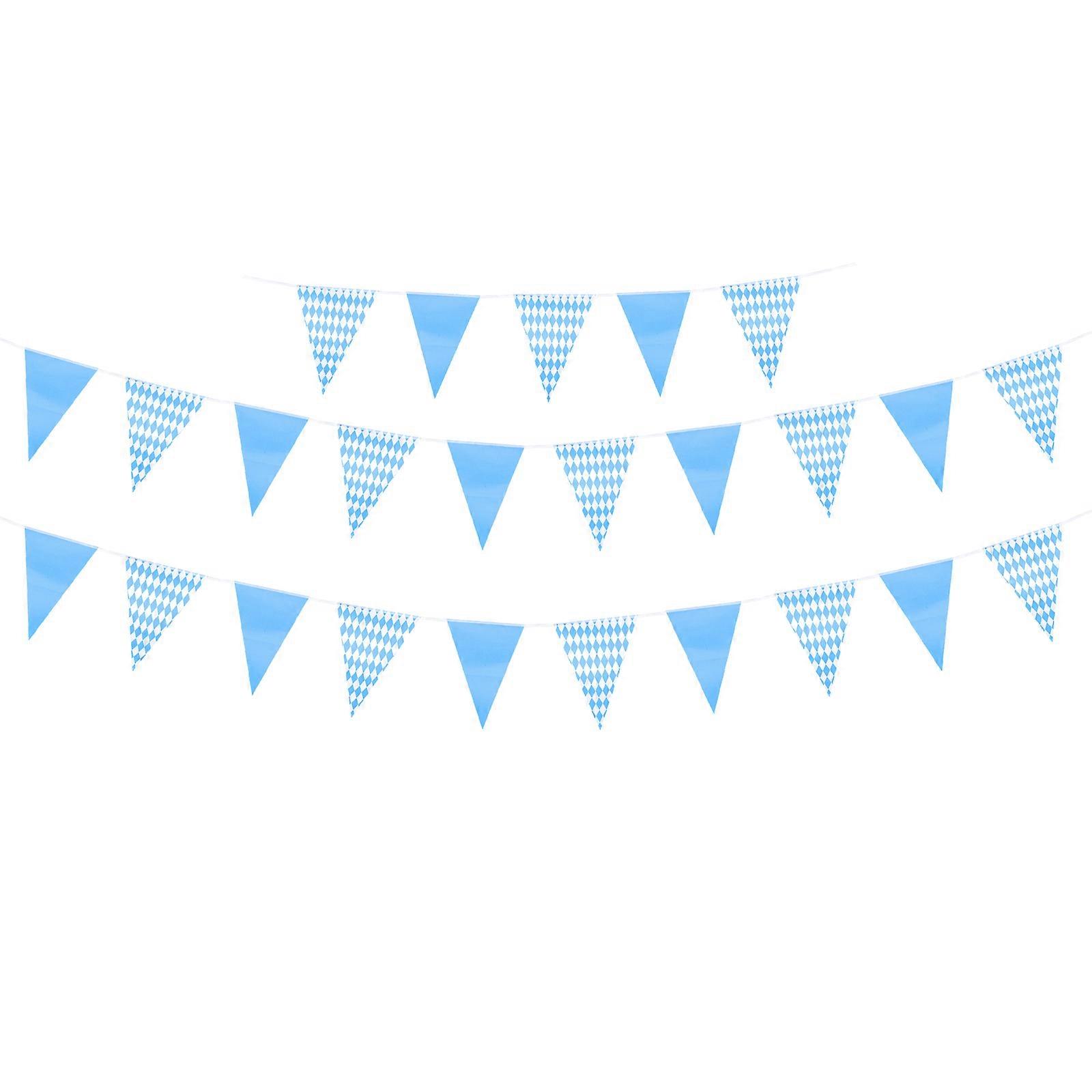 Germany Themed Party Hanging Banner and Flags for Oktoberfest, Circus Theme Decorative Bunting for Events and Backdrops