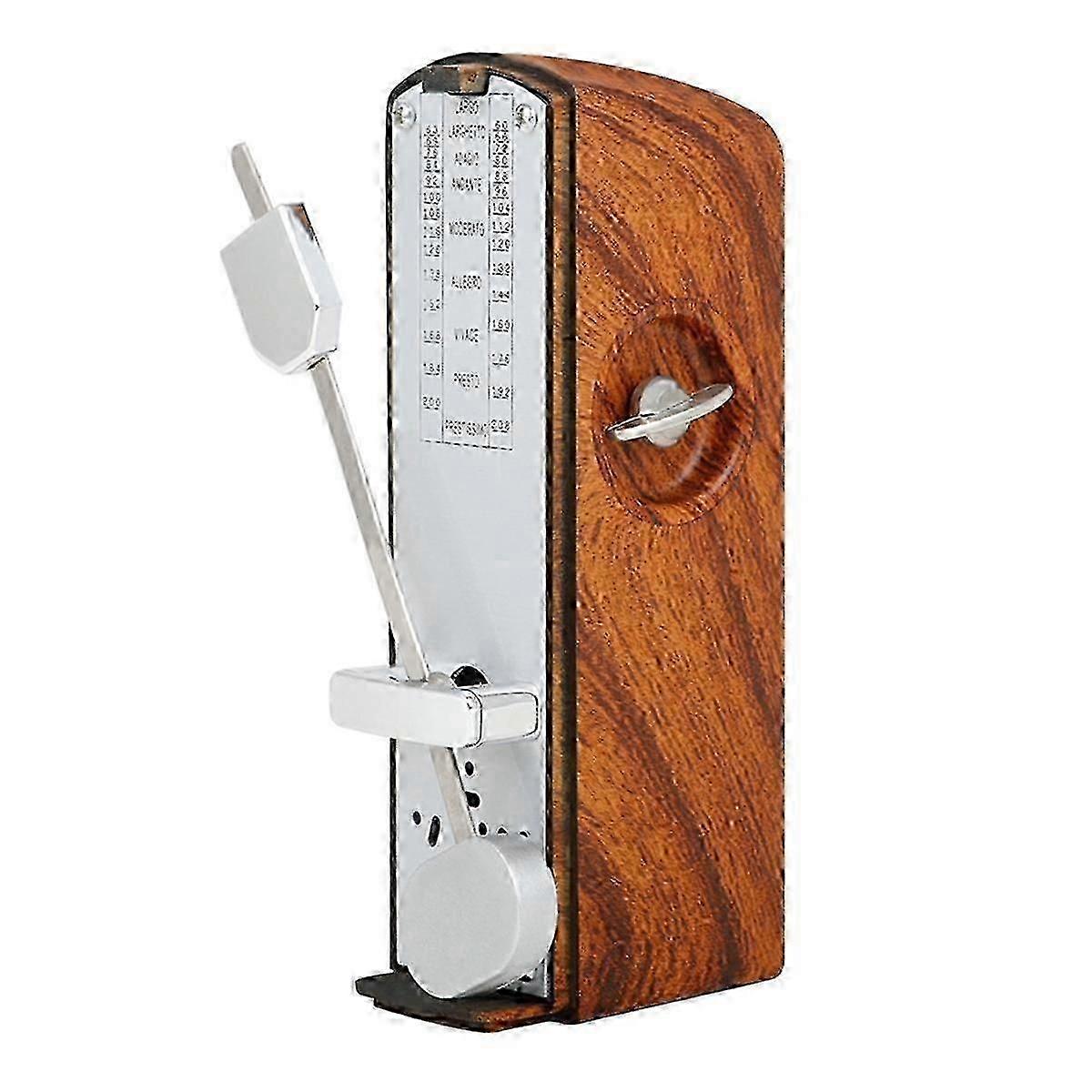 Mechanical Metronome with Simple Five Pointed Star Amplifier Hole Design, Adjustable Metronome Spee