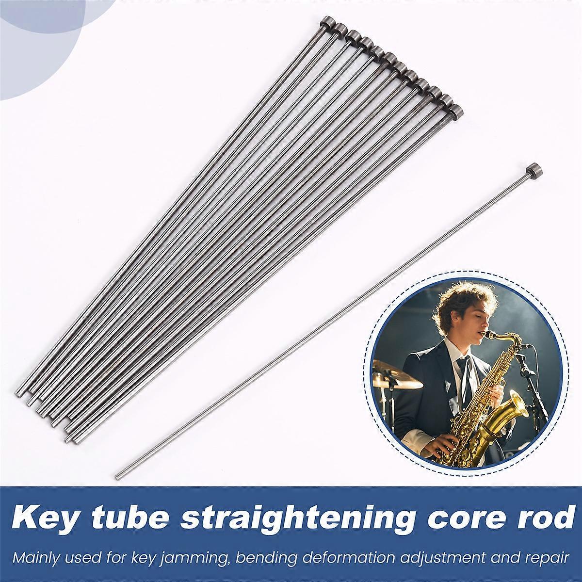13pcs Wind Instrument Repair Tools Flute Clarinet Saxophone Tools Key Tube Bending and Straightening
