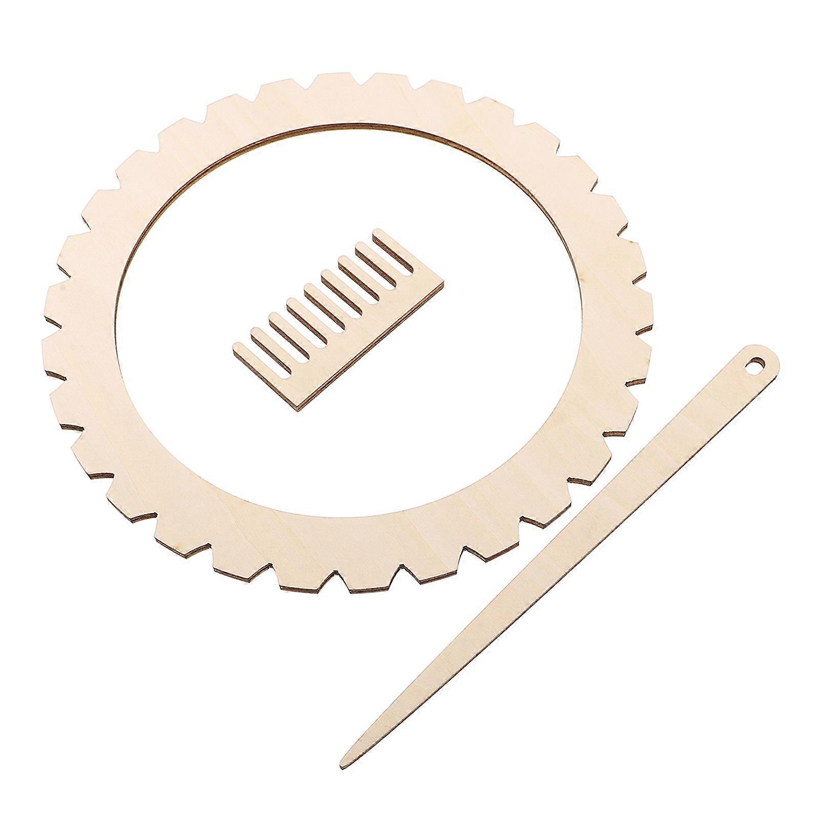 Handcraft Weave Board Weaving Kit For Kids Durability .3×8.3×0.2in Pattern Creation 1Set