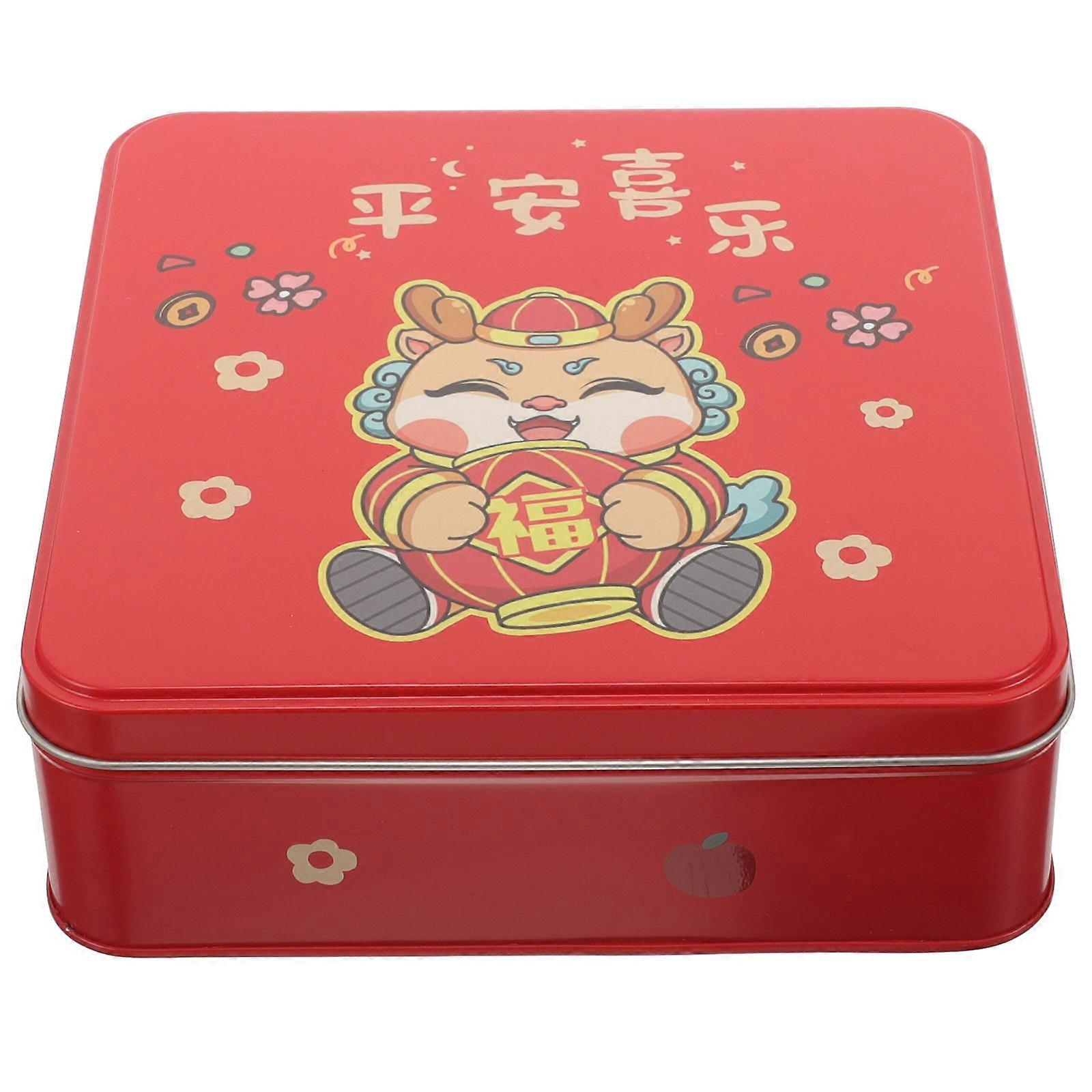 Lovely Pattern Candy Box for Candy Storage Made of Iron in Multi Color 6.5 x 4.3 x 3.1 Inches