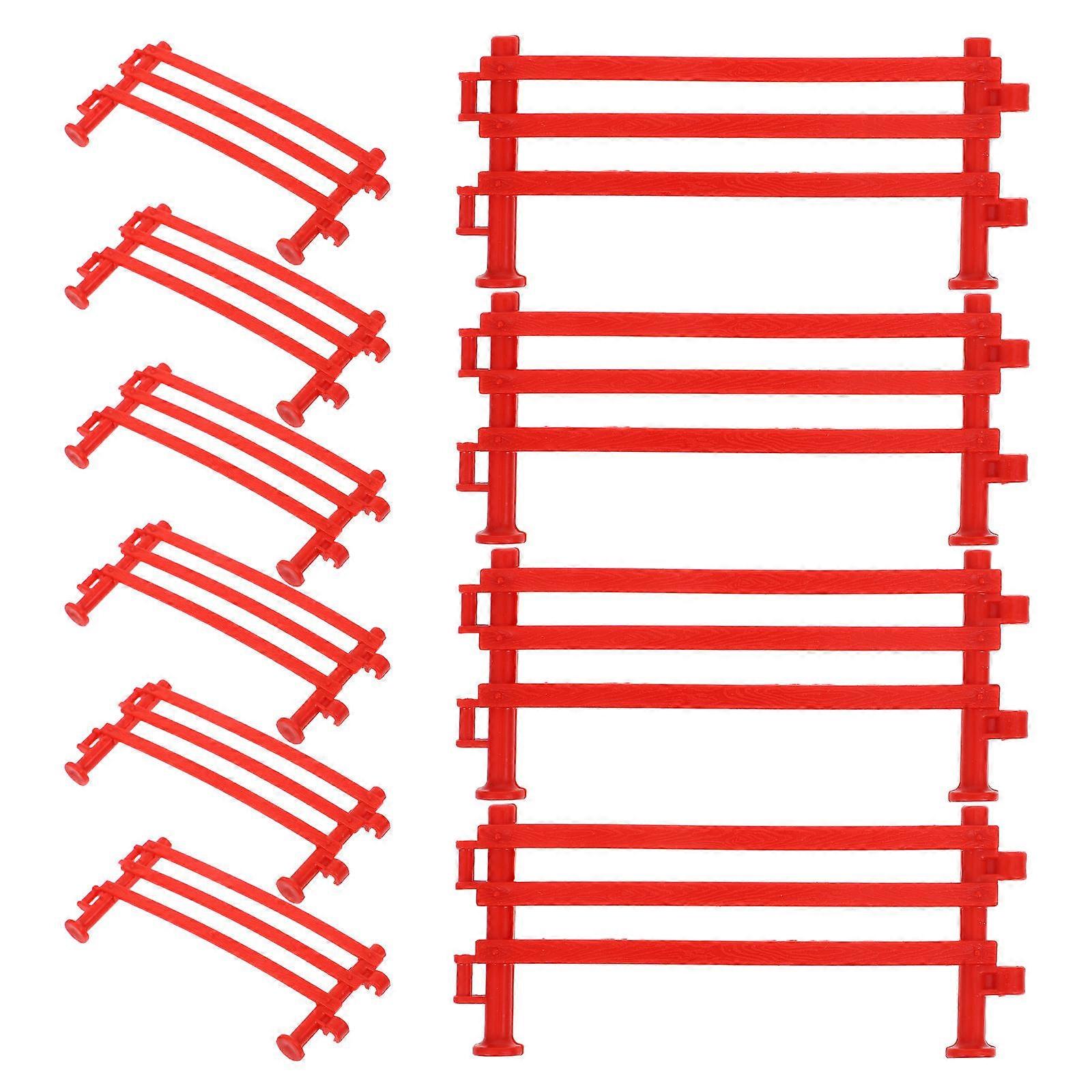 Decorative Table Fence Miniature Picket Fence For Sandbox Games Skill Development 100Pcs
