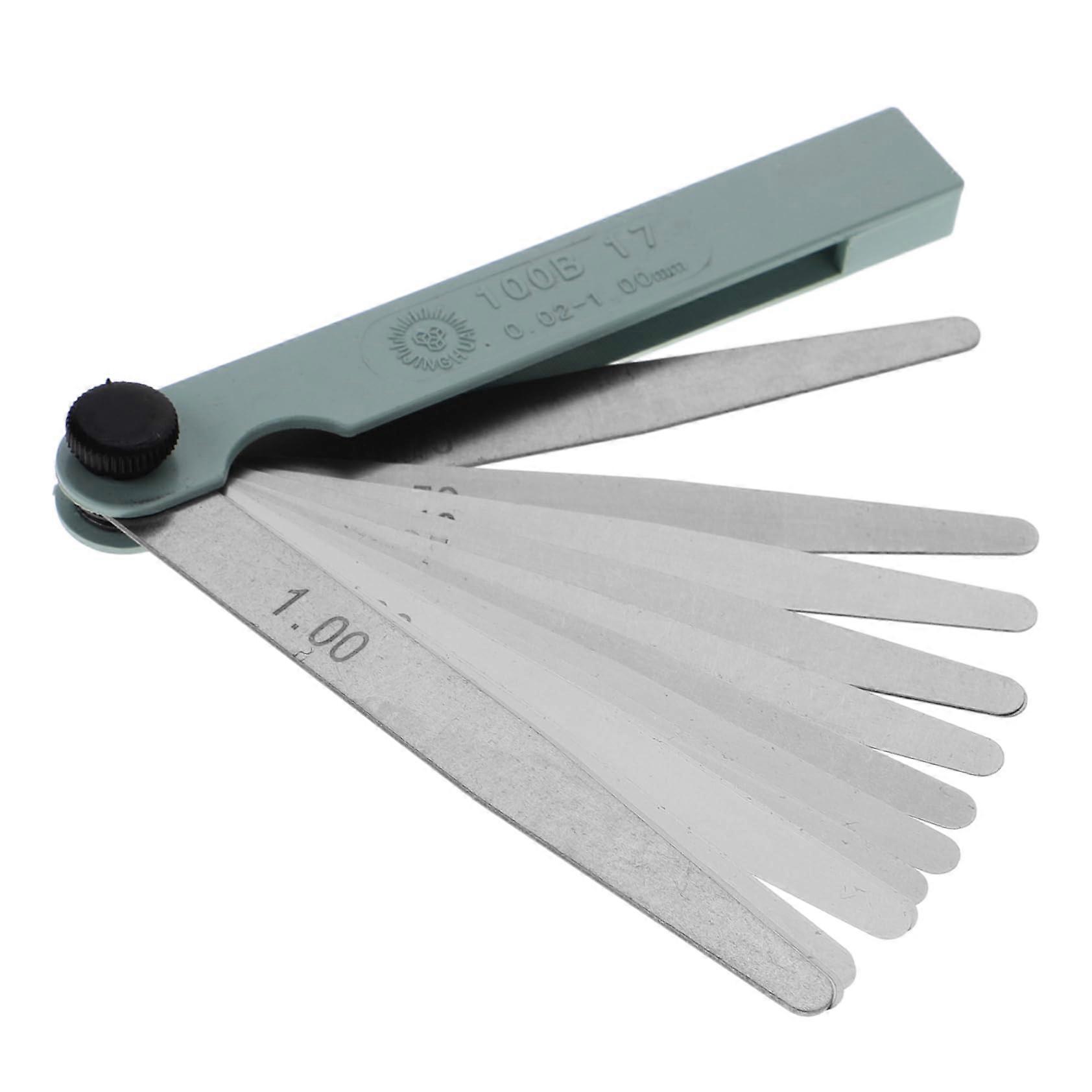 Feeler Gauge Set Stainless Steel Split Piece Thickness Gauge for Valve Measurement Silver Tool