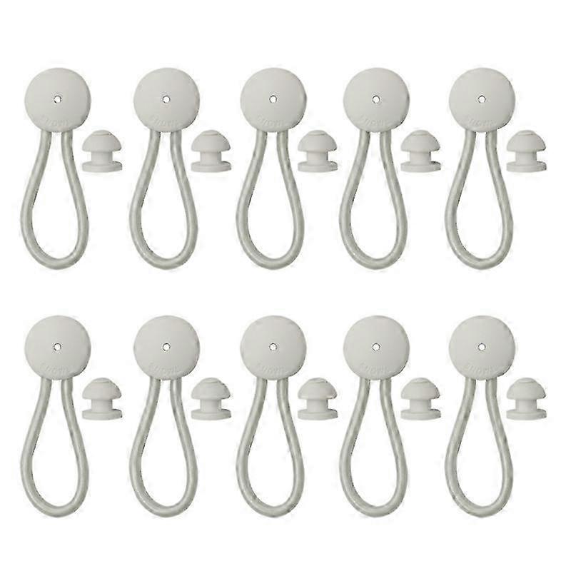 Upgraded Bungee Shock Cord & Stayput Fastener Anti Slip Safety Bungee Shock Cord 10 Pack Suitable for Canvas Boats AutoWhite SZRH A-SD