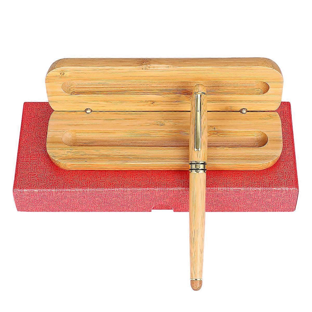 Refillable Fountain Pen Writing Pen Business Professionals Red Packed 1 Set