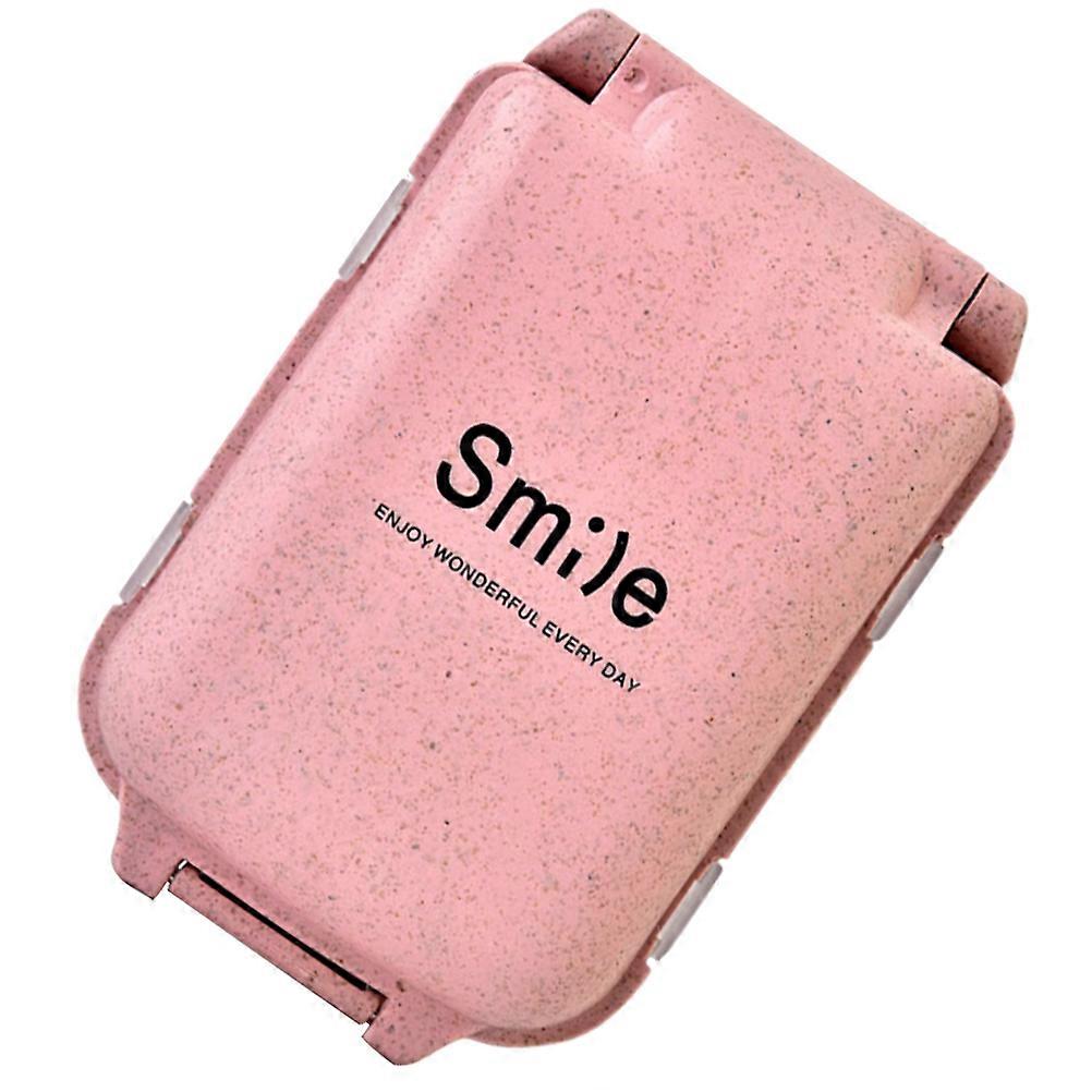 Daily Pill Container Rectangular Shape Travel Storage Organizer 2Set