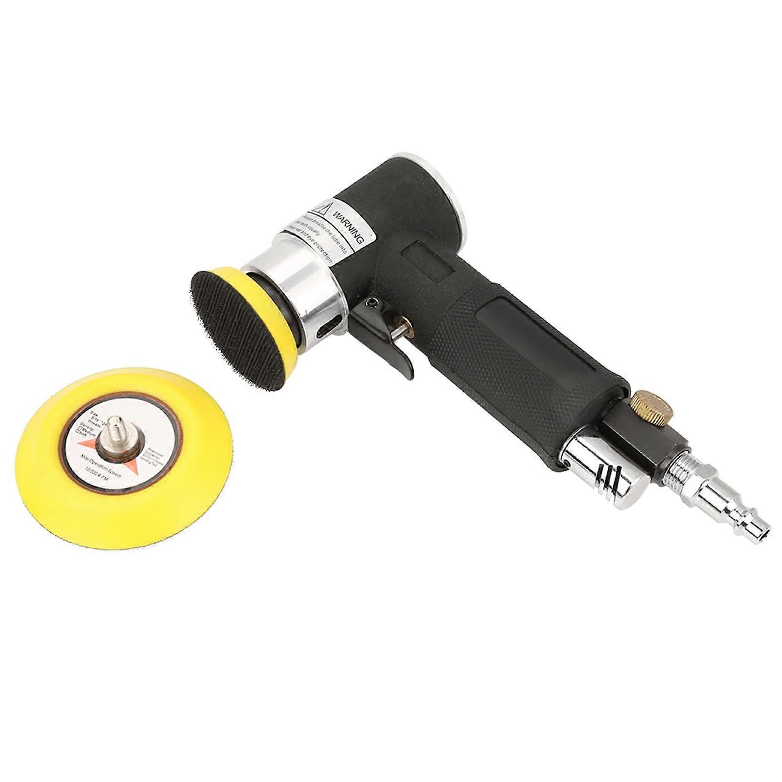 Pneumatic Angle Grinder 21x12x6 with 90 Polishing Function, 2 Inch & 3 Inch Sanding Pads, Random Orbital Grinding Machine