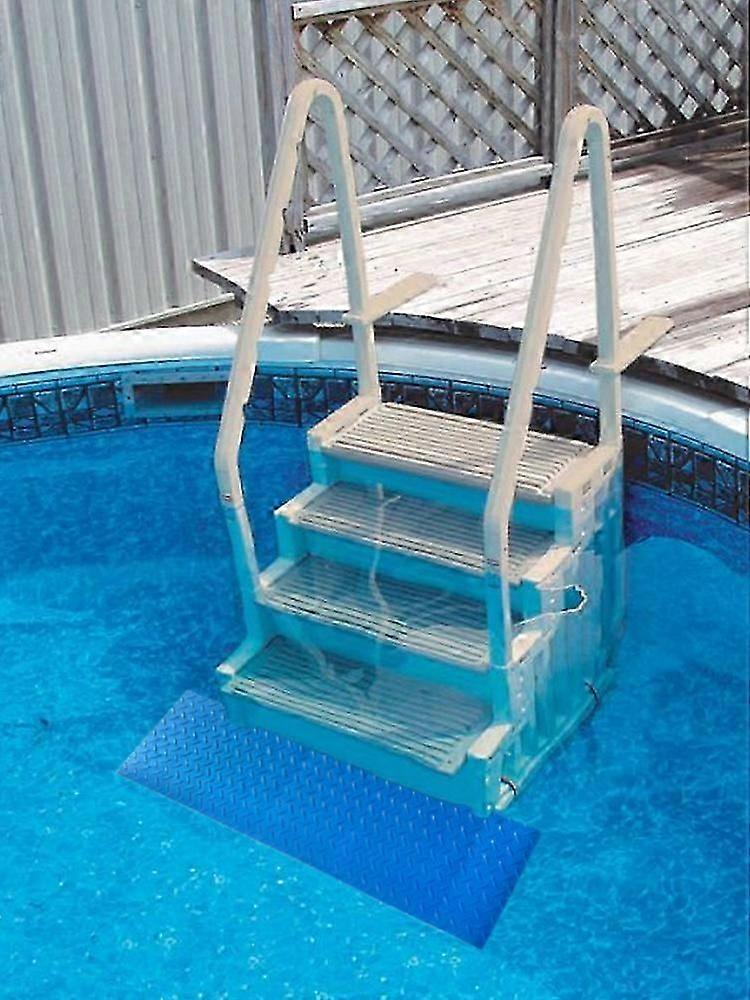 New Upgraded Swimming Pool Ladder Mat Snowy Weather Wear-resistant Nonskid Design Pvc Anti Skid Layer 23 X 90cm Safety Linera