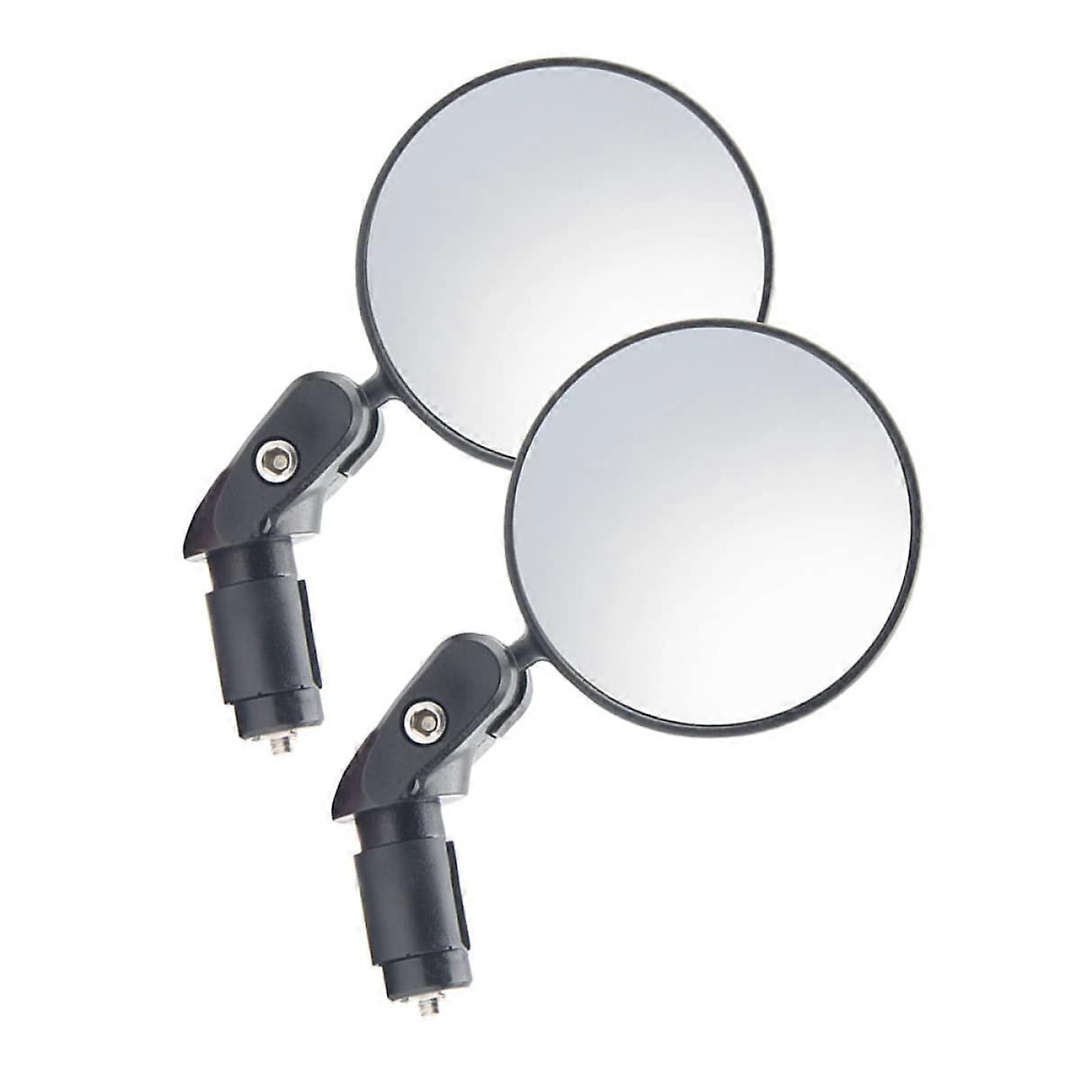 Bike Rearview Mirrors 1 Pair Adjustable HD for Mountain Bikes Road Bikes Easy Install for Safe Cycling