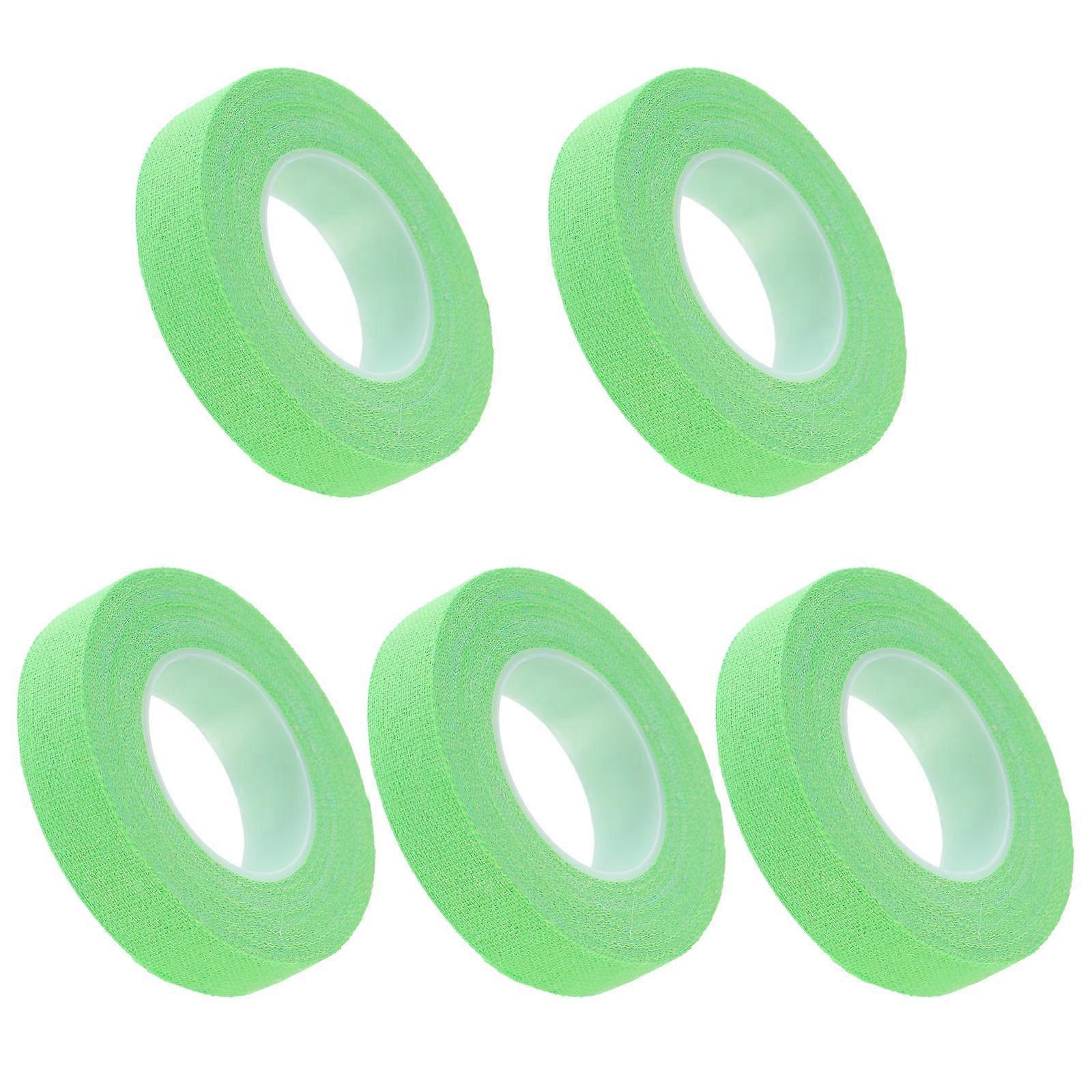 Finger Protective Tapes for Guzheng and Pipa Players 5Pcs Breathable Anti-allergic Green Tapes for Performance Stage