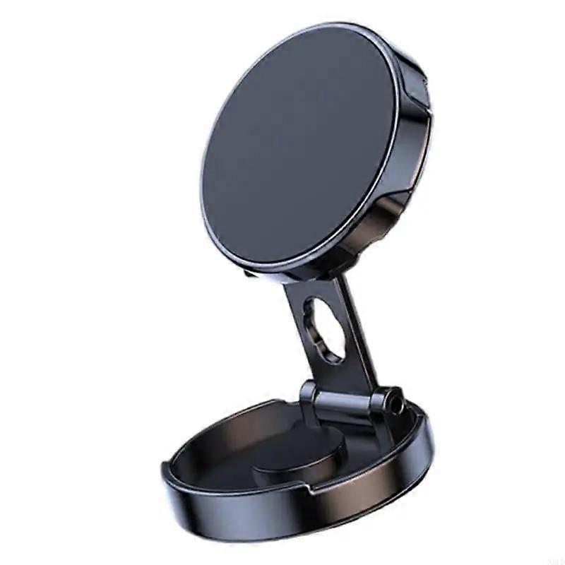 Newest Mobile Phone Stand Strong Magnetic Car Holder 720 ° Foldable Round Bracket Support for Universal Phones Mount Holders in Car