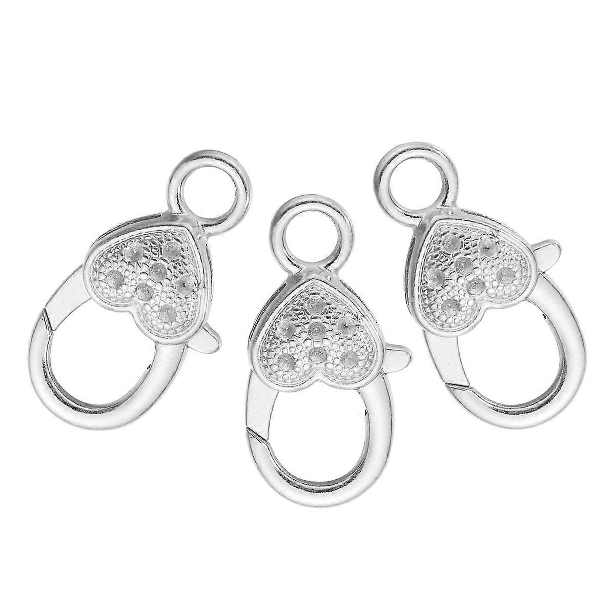 Heart Shaped Clasp for DIY Jewelry Making, Lightweight and Versatile Accessory