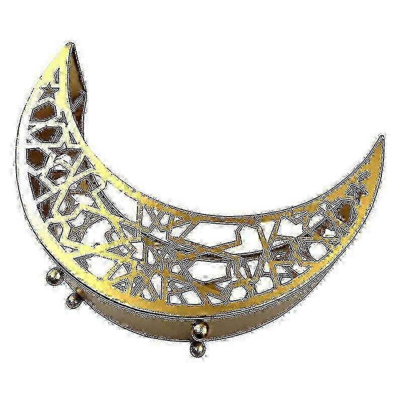 Plateau à dessert réutilisable doré festif durable pour les vacances - Conception peu encombrante pour servir des bonbons et des friandises