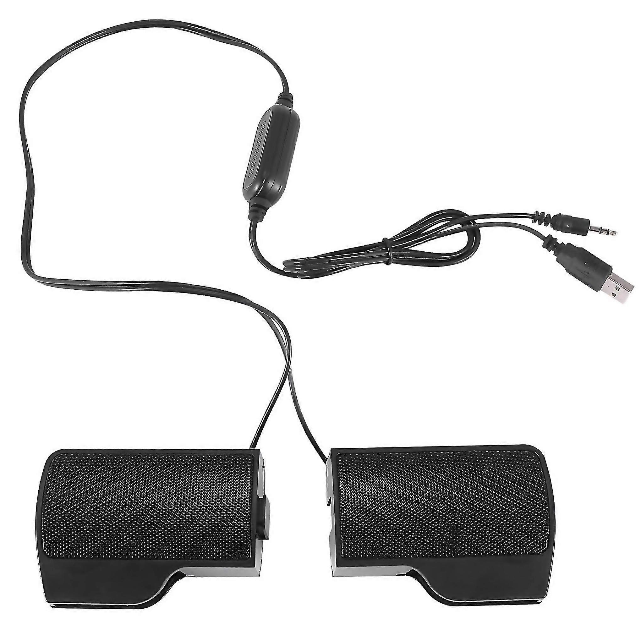 Clip Mini Portable Usb Stereo Speaker Soundbar For Notebook Laptop Computer Pc Mp3 Phone Music Playe