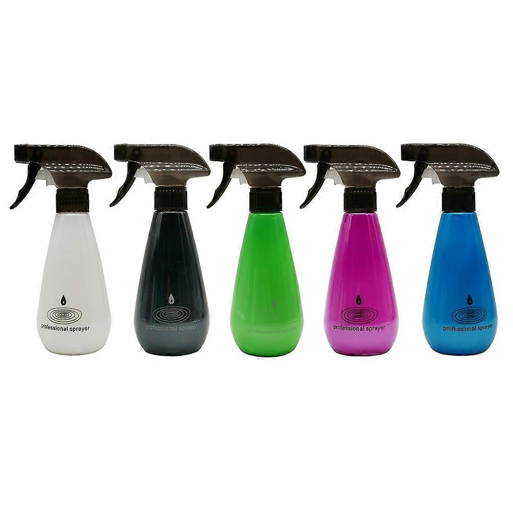 5pcs Durable Plastic Spray Bottles for Cleaning, Hairdressing, Plant Care – Reusable, Easy to Use, Multi Purpose Holders – Available in Green, Blue,