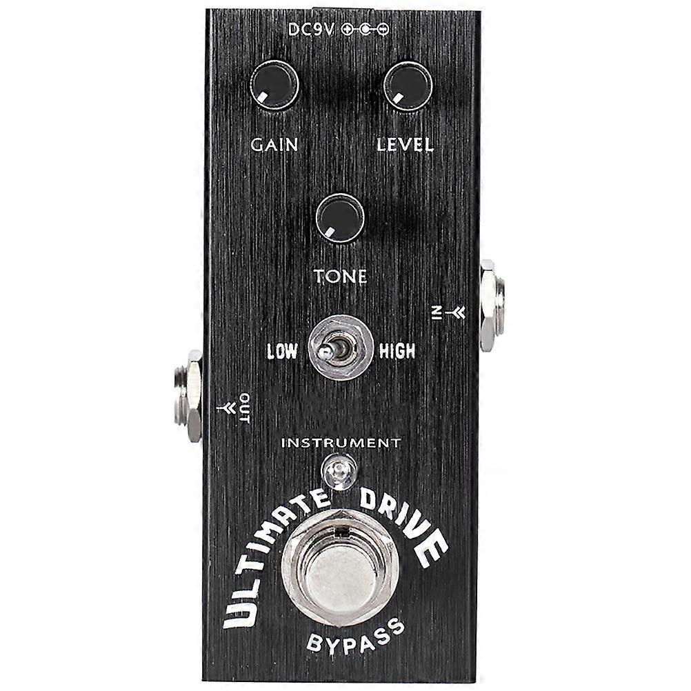Heavy Overload Electric Guitar Effects Pedal Single Type Dense Control Music Practice Black Metal 1 Set