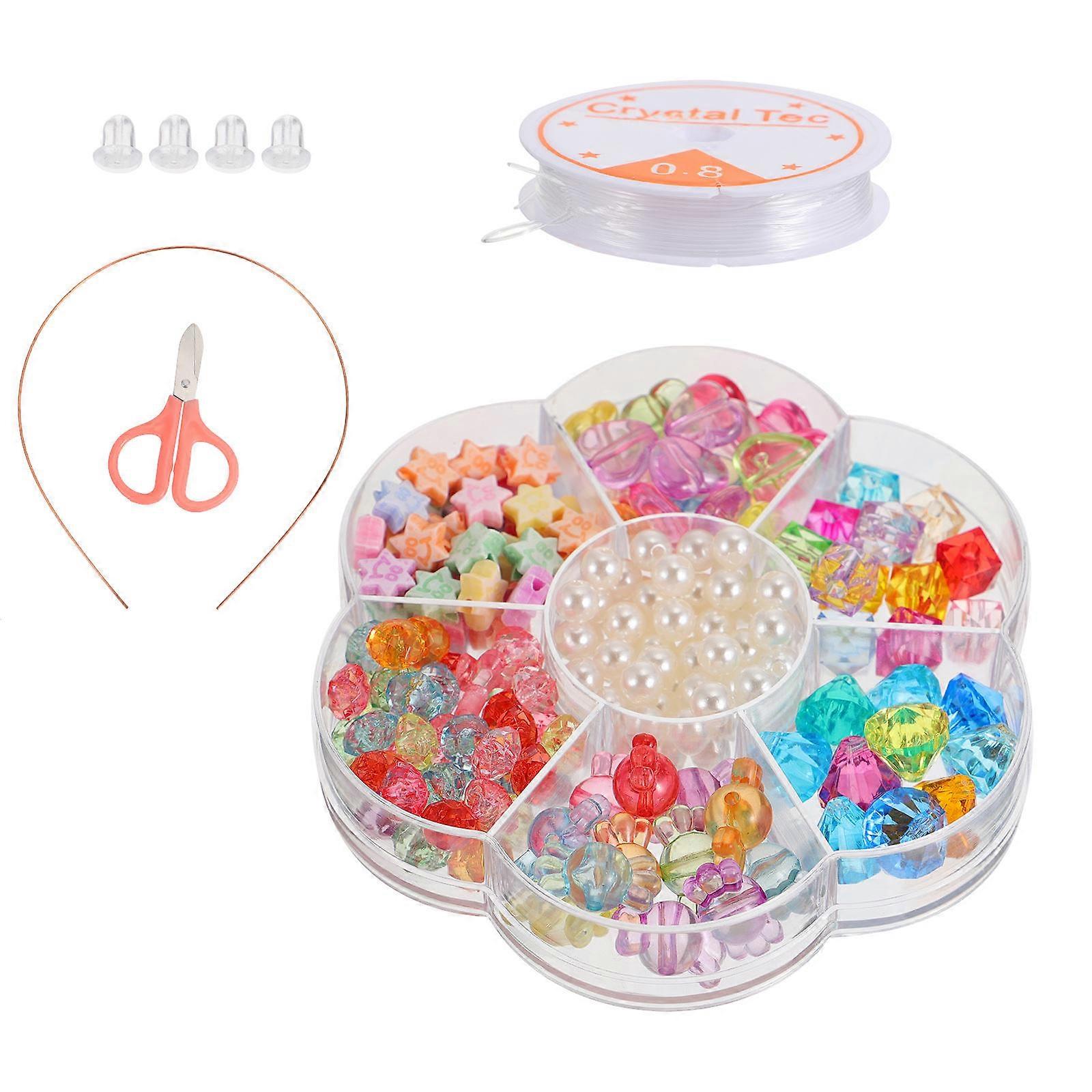 Colorful Plastic Gems Toy Set for Kids Safe Assorted Colors with Storage Box Perfect for Parties and DIY 1 Set