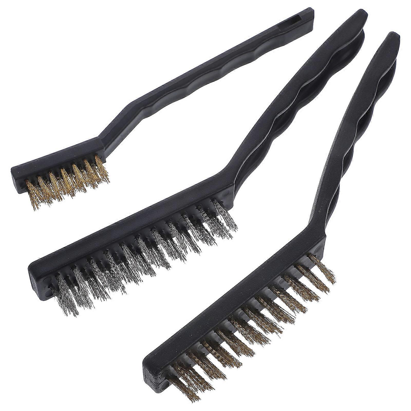 1 Set Multipurpose Wire Brush for Heavy Duty Cleaning – Kitchen, Bathroom & Vehicle Use, Ergonomic Grip for Comfort and Versatile Applications