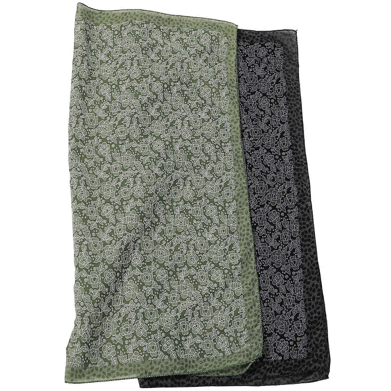 Square Scarf 2 Pcs Head Scarf For Girls Various Occasions 70x70cm Comfortable Protective Covering