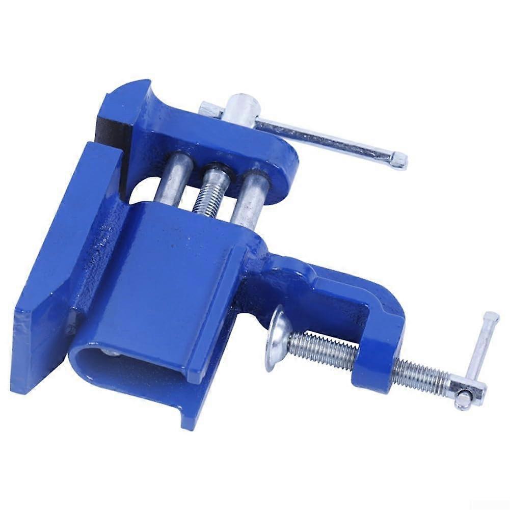 Portable Table Vise for Woodworking, 1.4 kg Cast Iron Clamp Tool, 0-40 mm Jaw Width, Ideal for Jewelry Making and Pipe Cutting
