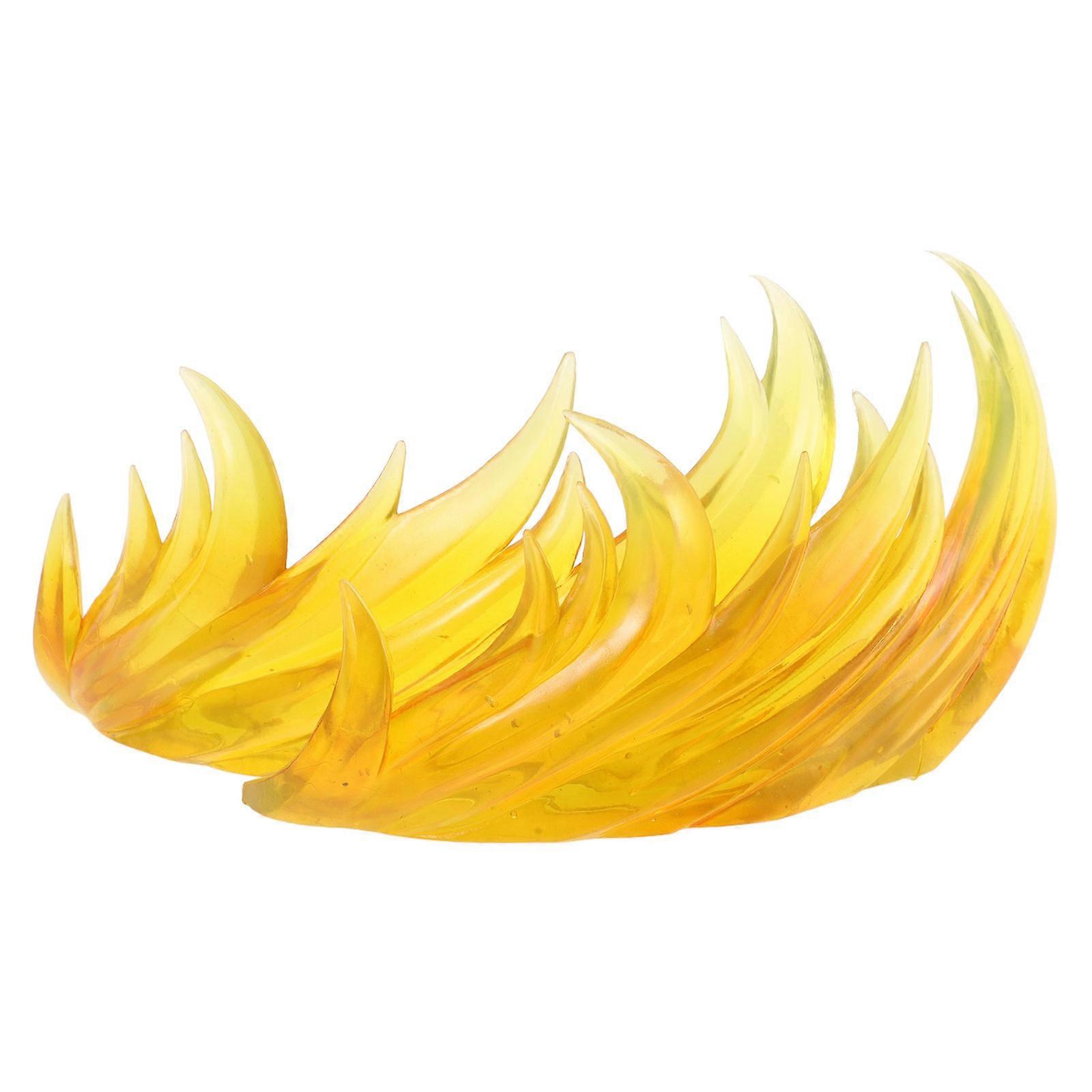 Fire Effects Figures Display Enhancement Flame Shape Model Effect Yellow 1Pack