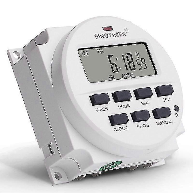 TM618SH-1 Temporizador digital programable semanal de 1 segundo que enciende automáticamente el tiempo del microordenador