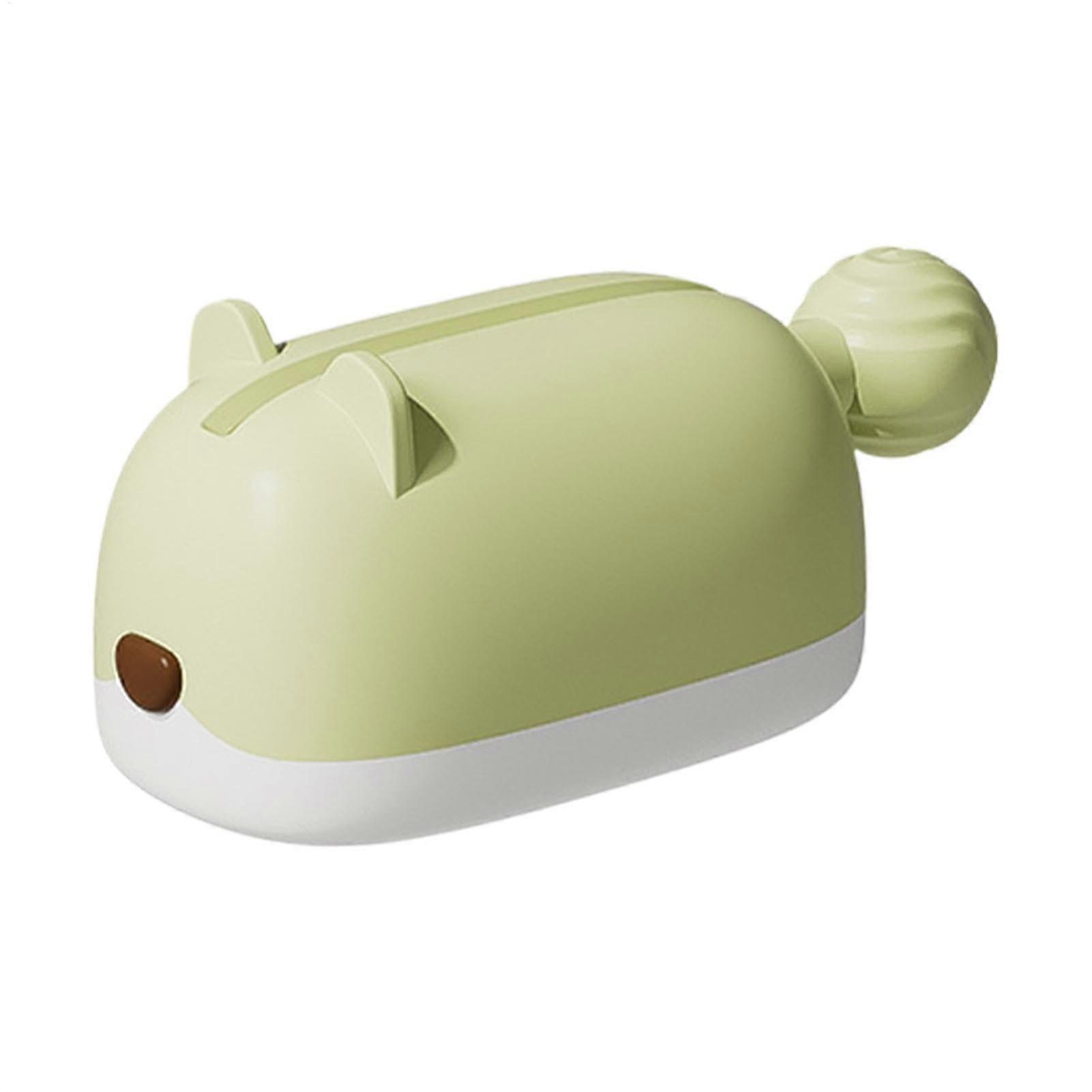 Toothpaste Roller Squeezer for Bathroom and Kitchen, Tube Squeezer Holder, Hellgrün, Compact and Practical Dispenser