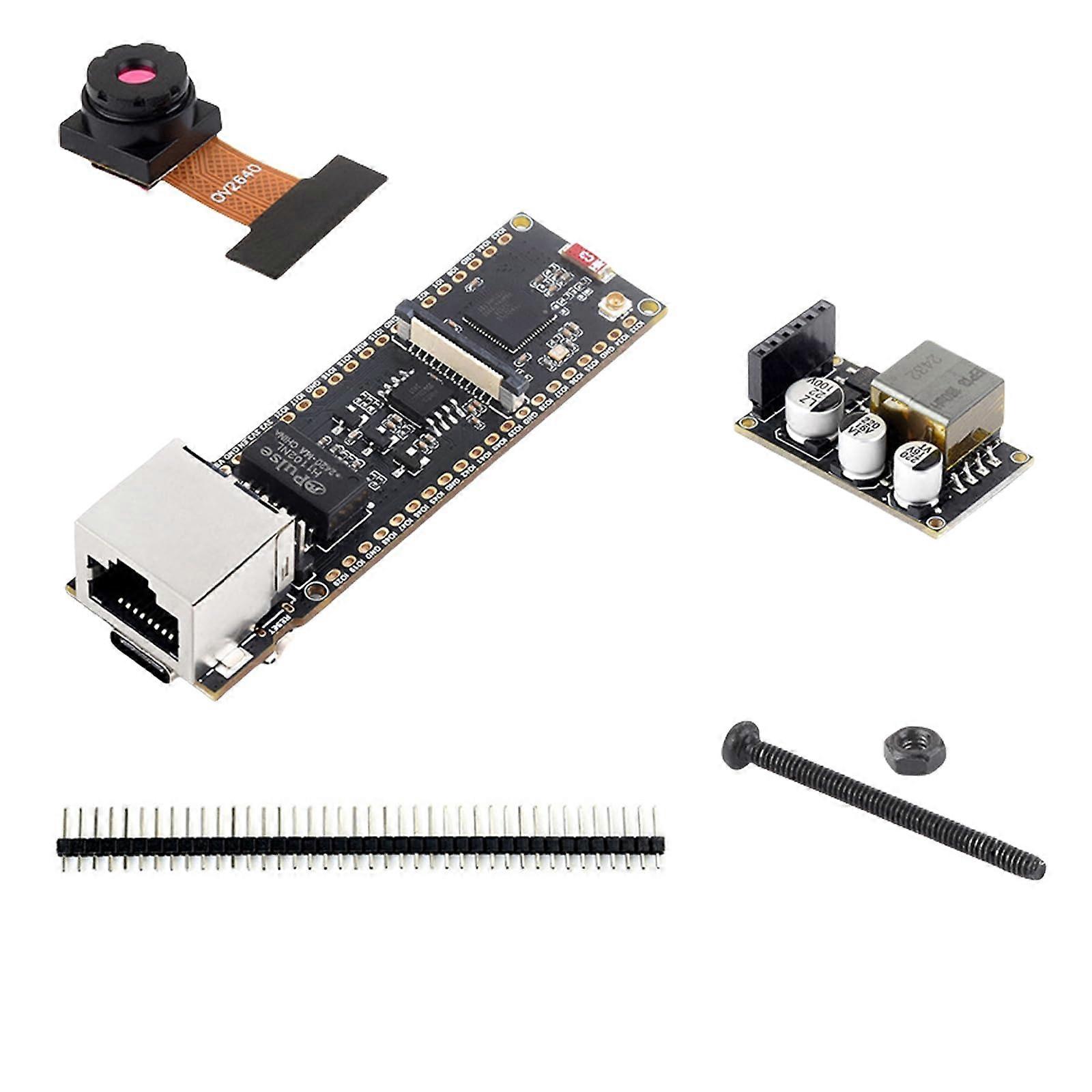 S3R8 Chip Ethernet Development Board with WiFi, Power over Ethernet, 240MHz for IoT Projects and Prototyping