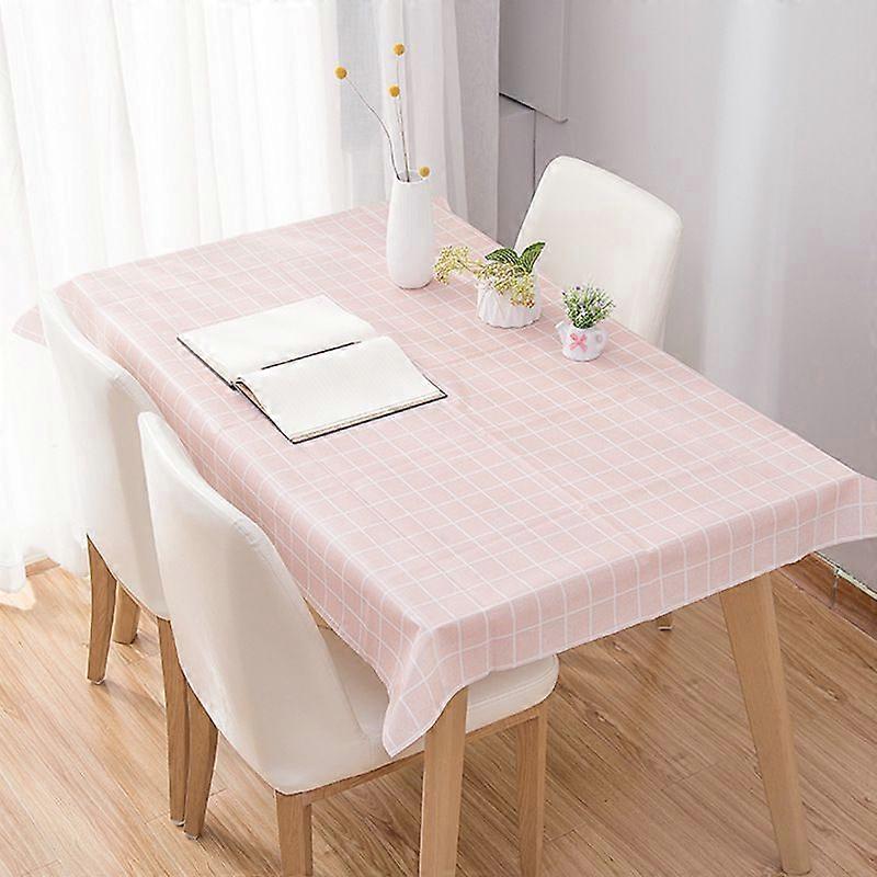 Plastic Tablecloth Rectangle Cover Waterproof Easy Clean for Kitchen Picnic