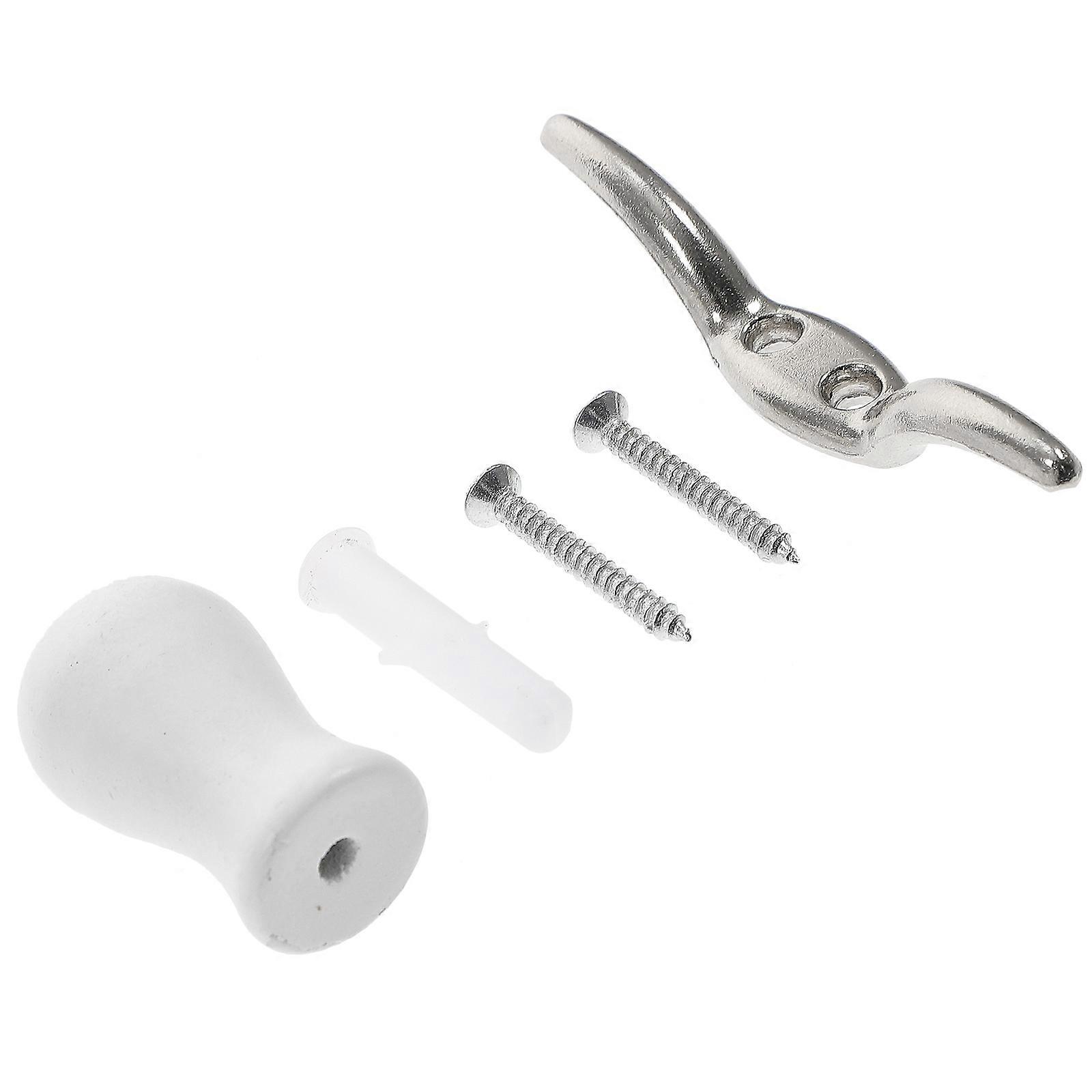 5 Sets Metal Blind Cord Winder Hooks Knobs for Easy, Space Saving Installation